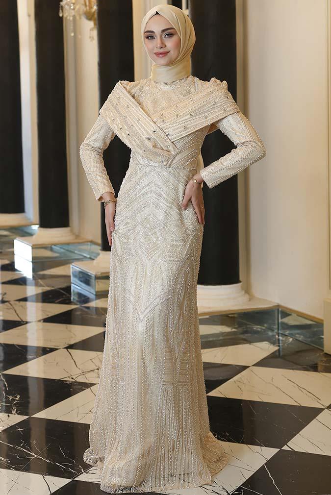 Pınar Şems Alisya Abiye Gold