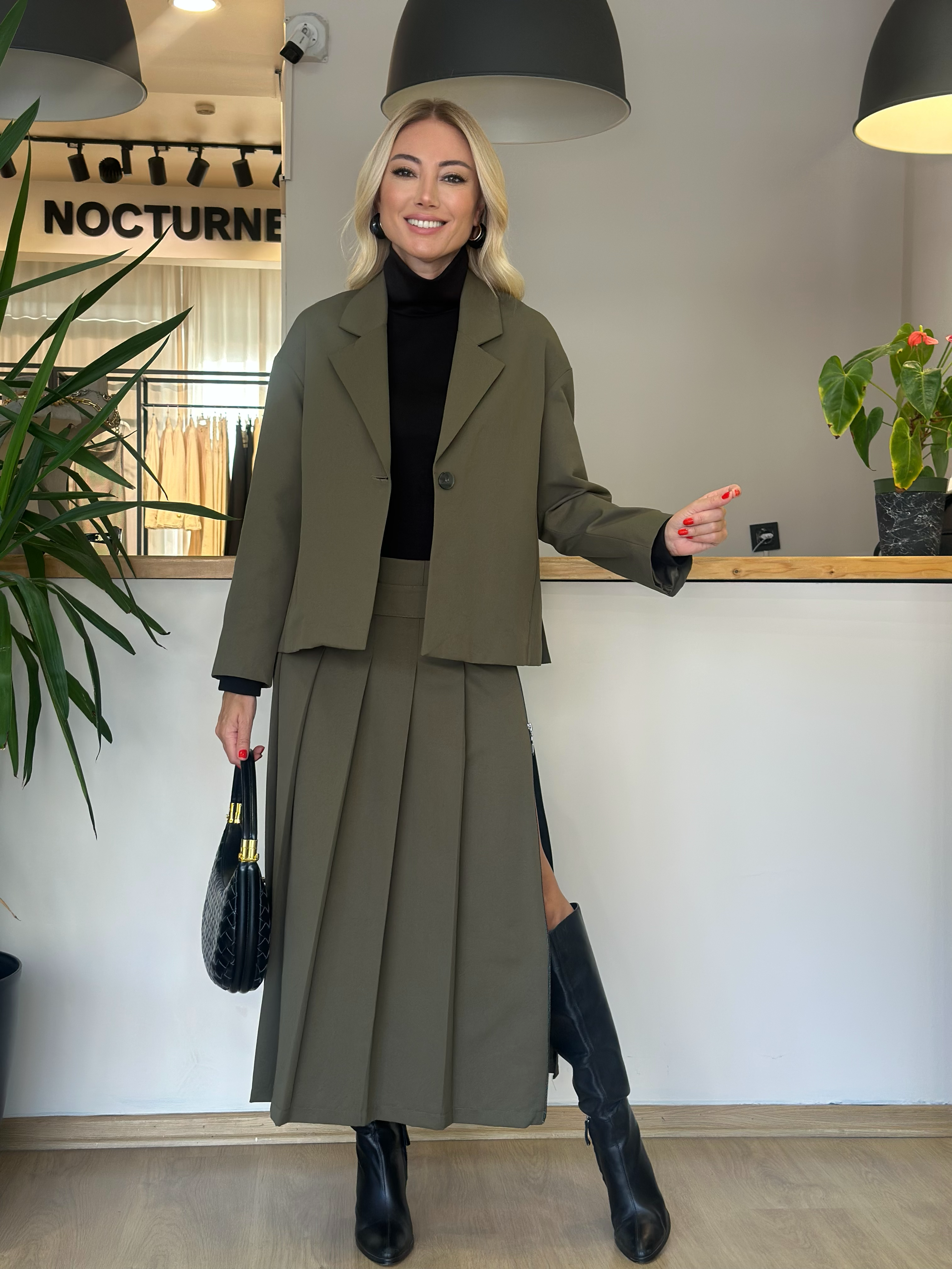 BGN Workshop Haki Ceket Askı0046