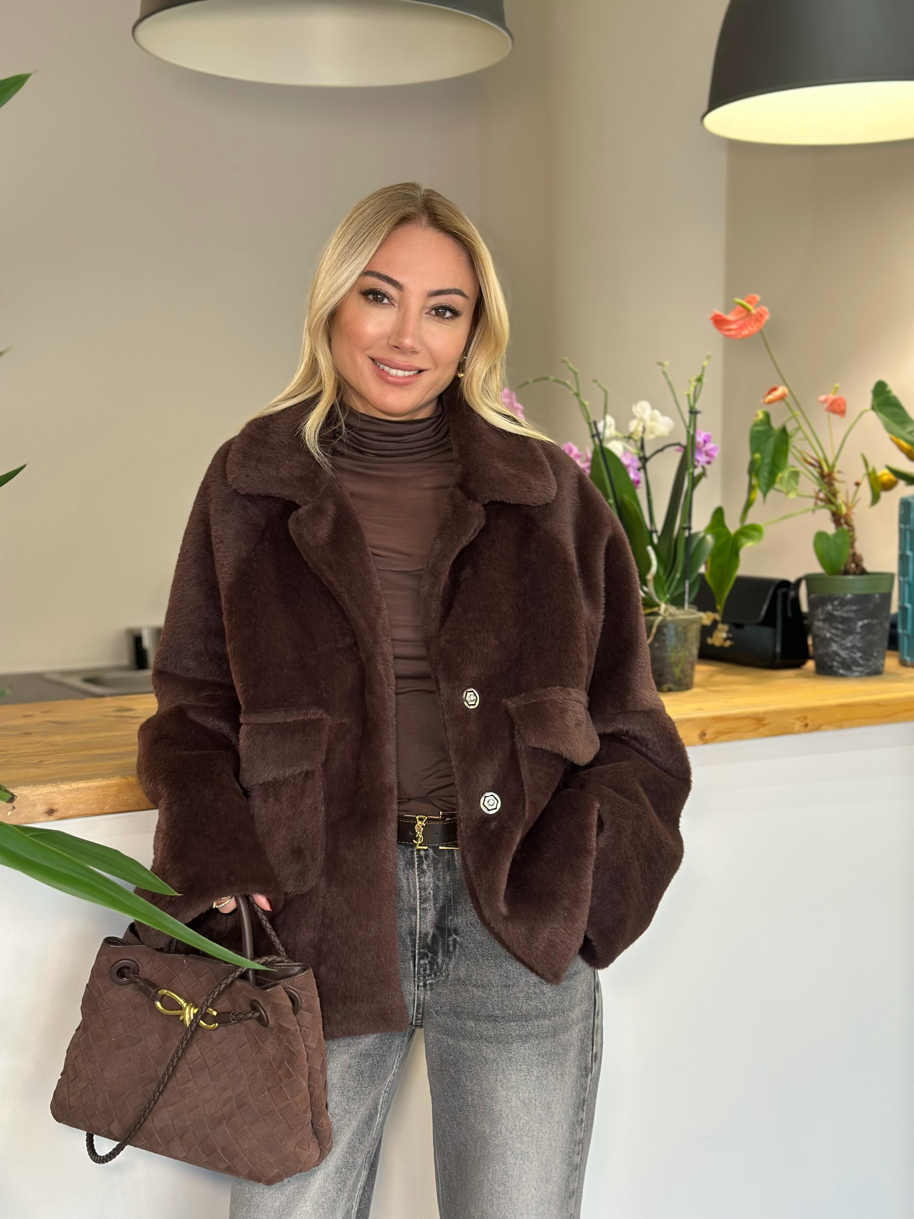 Yumoş Kahve Kaban Askı00247