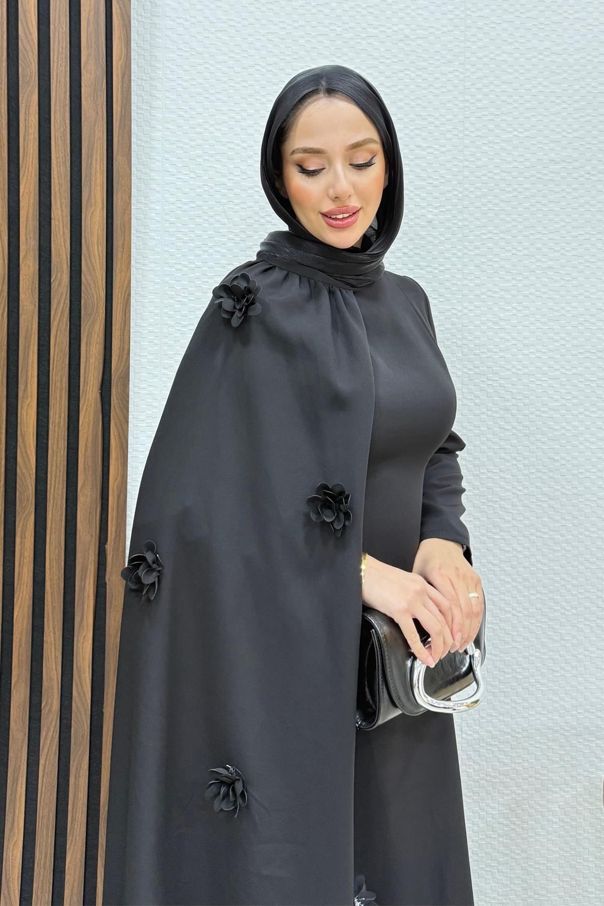 Adena Krep Abiye Siyah