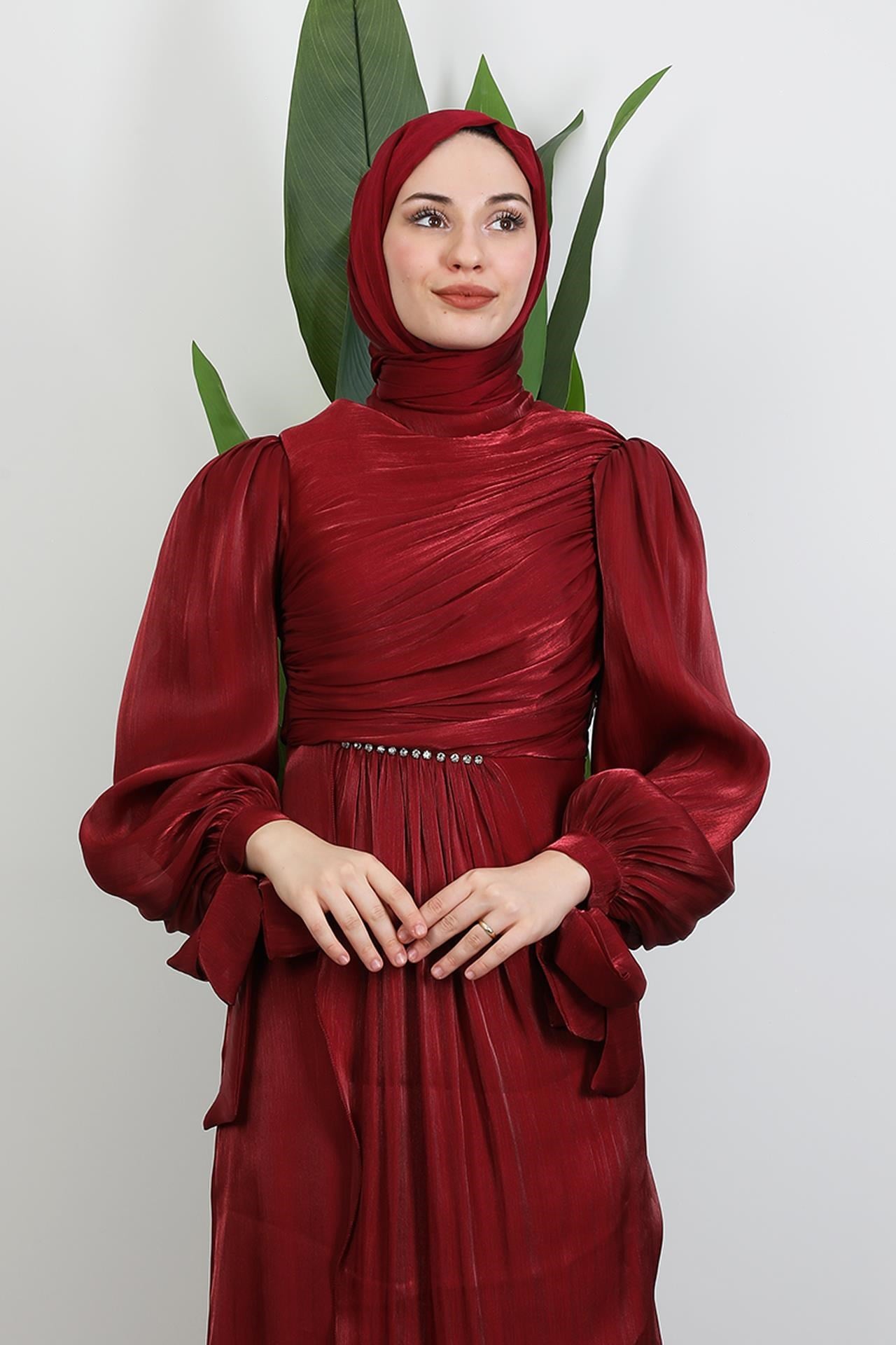 Ahunisa Yoryo Abiye Bordo