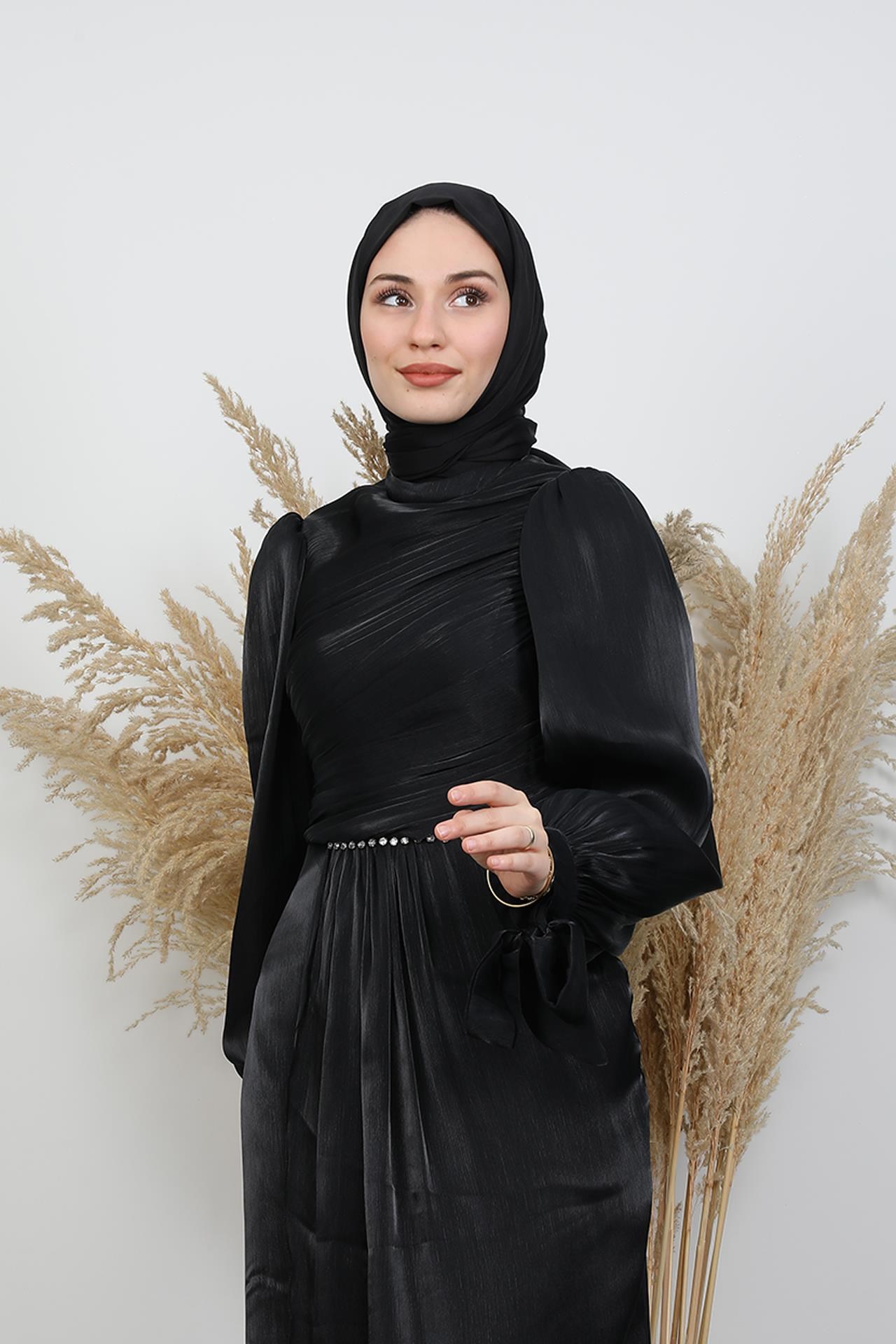Ahunisa Yoryo Abiye Siyah
