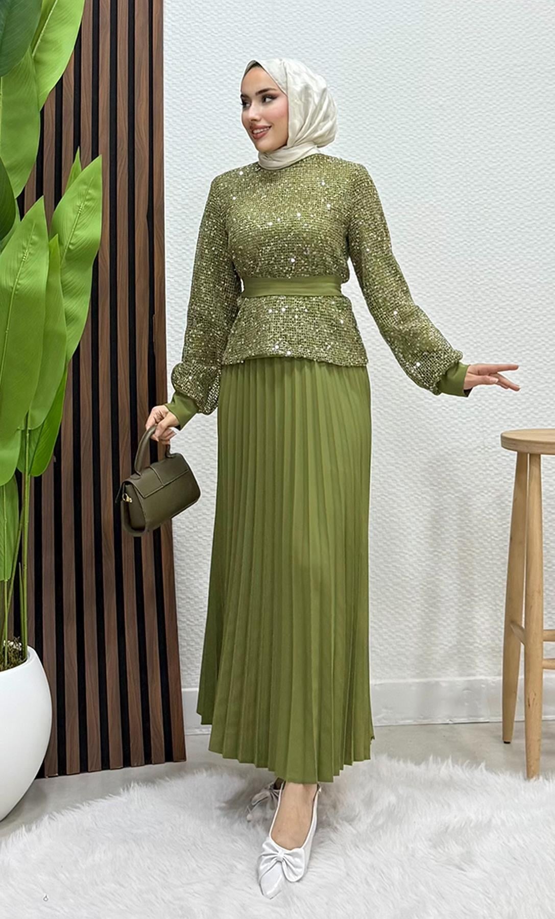 Albeni Etekli Takım Soft Yeşil