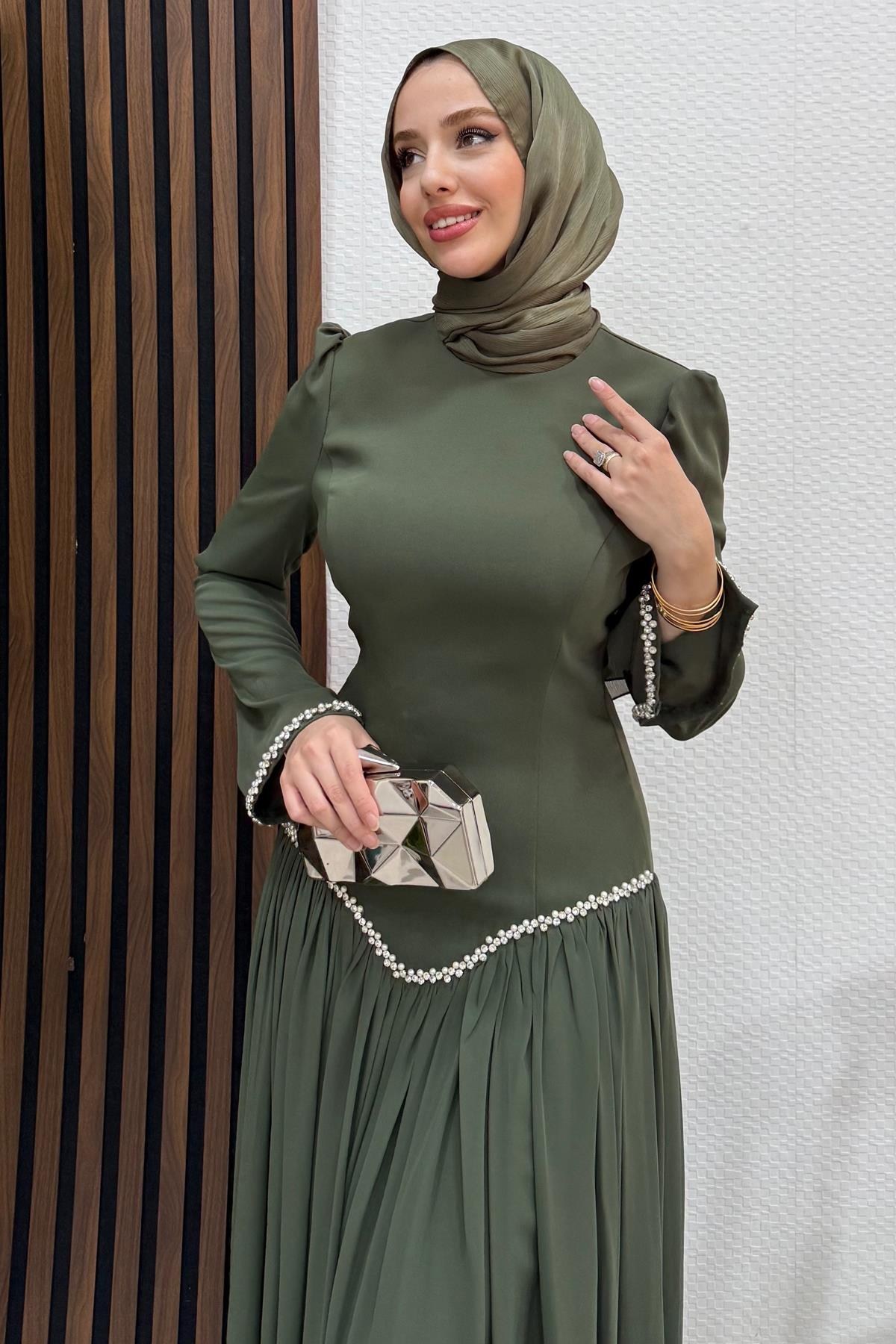 Anelo Şifon Abiye Haki