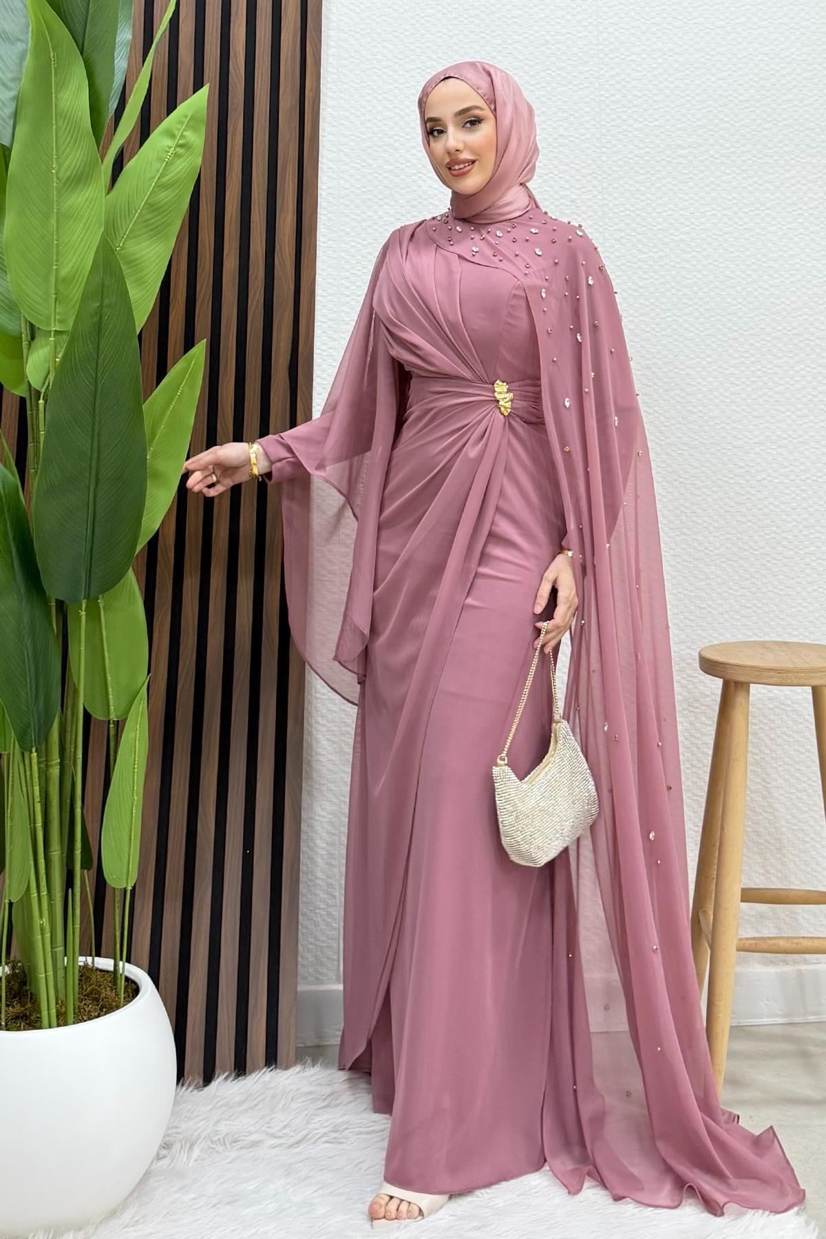 Aren Tül Abiye Gül Kurusu