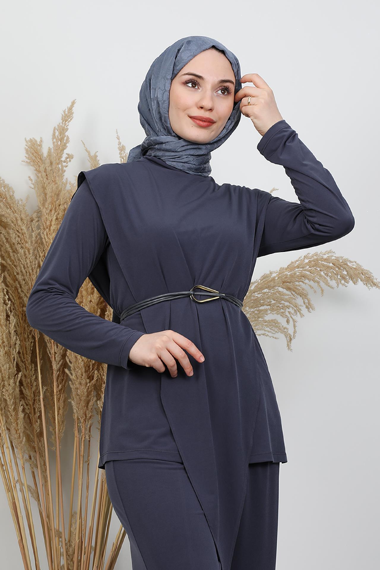 Arya Sandy Takım Koyu Gri