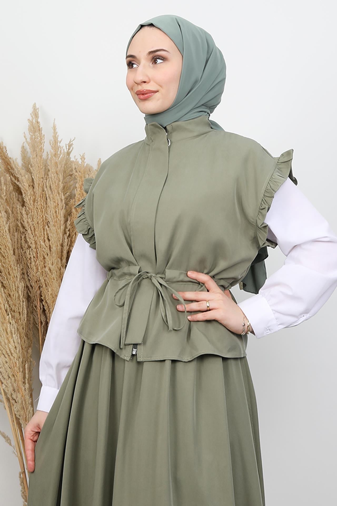 Aysil Etekli Takım Soft Yeşil