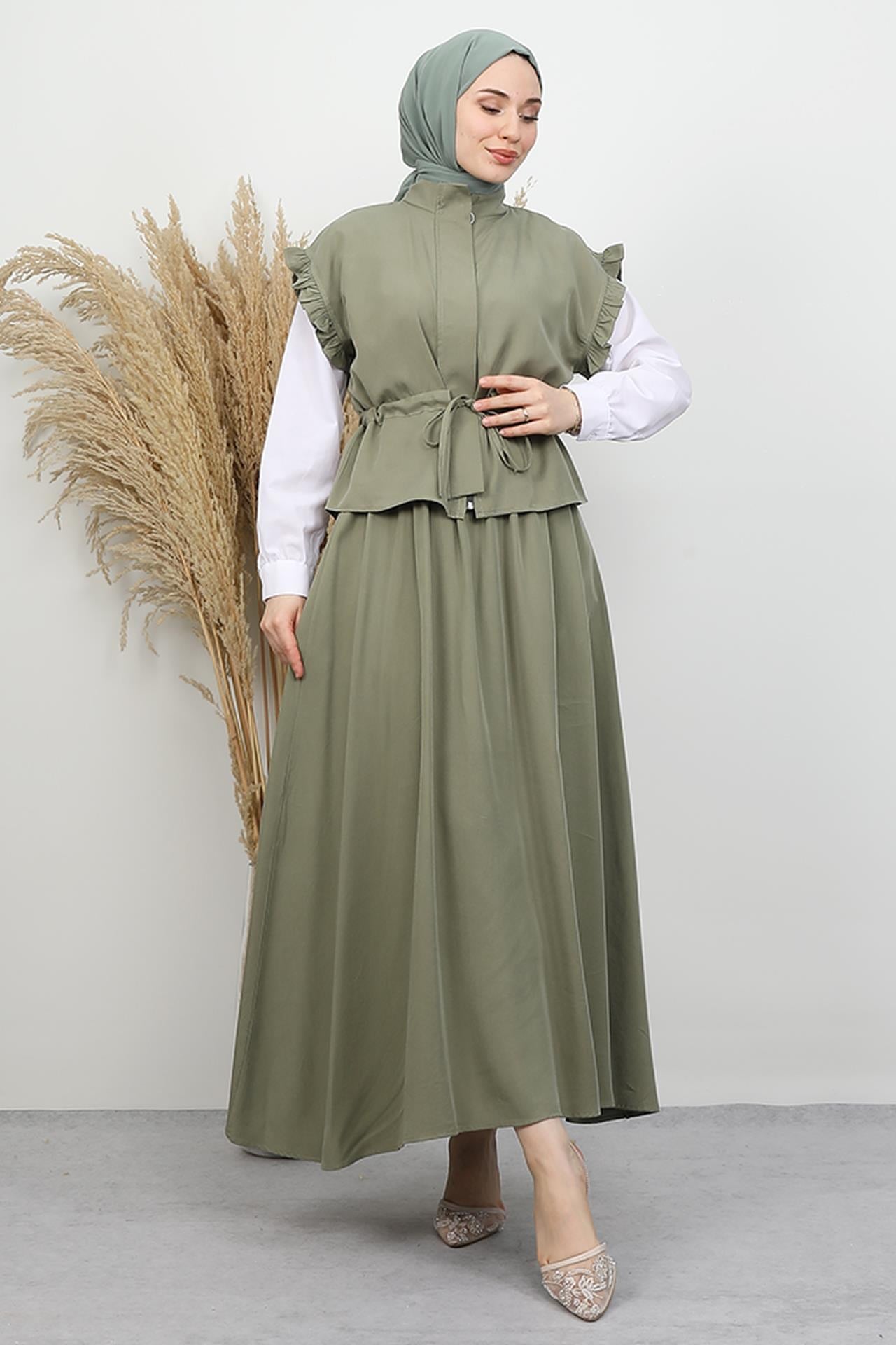 Aysil Etekli Takım Soft Yeşil