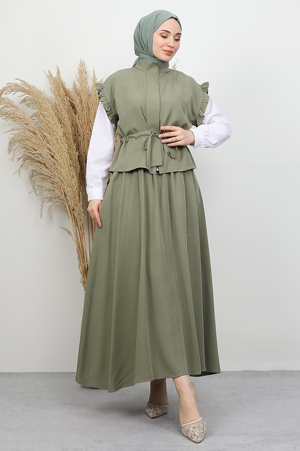 Aysil Etekli Takım Soft Yeşil