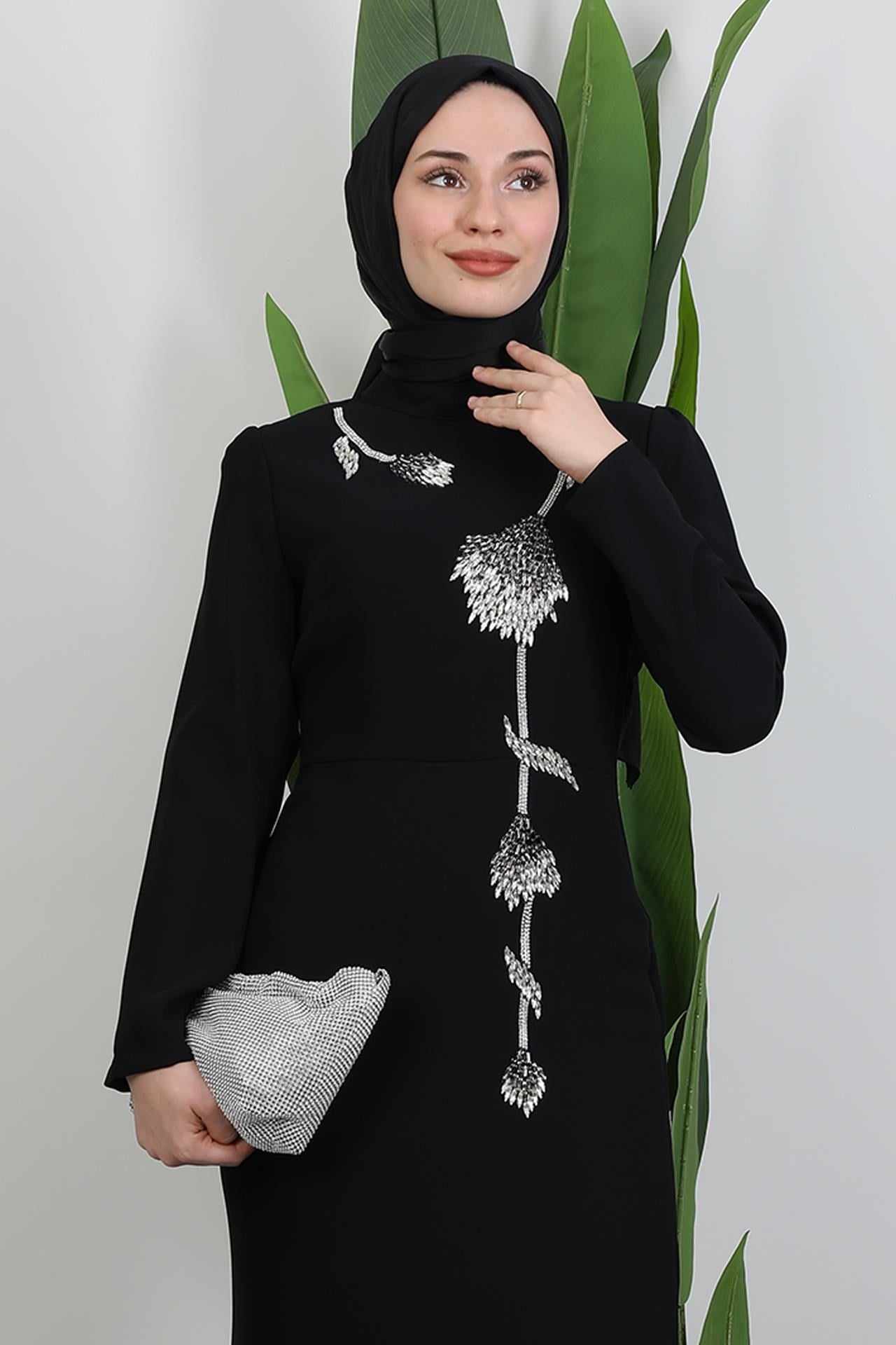 Badem Abiye Siyah