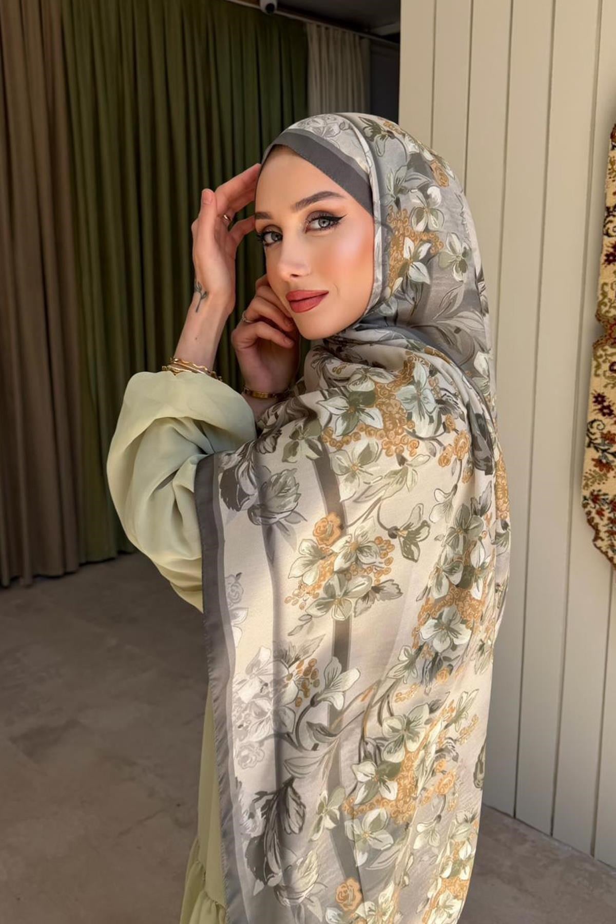 Bahar Şal Gri