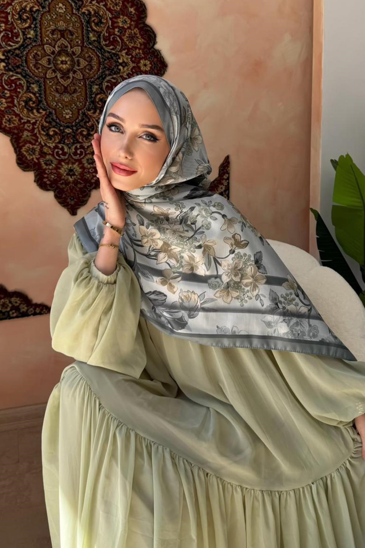 Bahar Şal Gri
