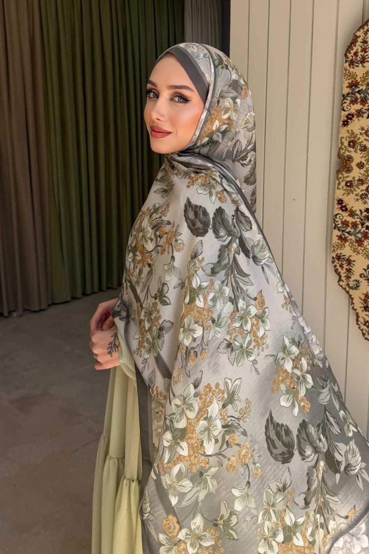 Bahar Şal Gri
