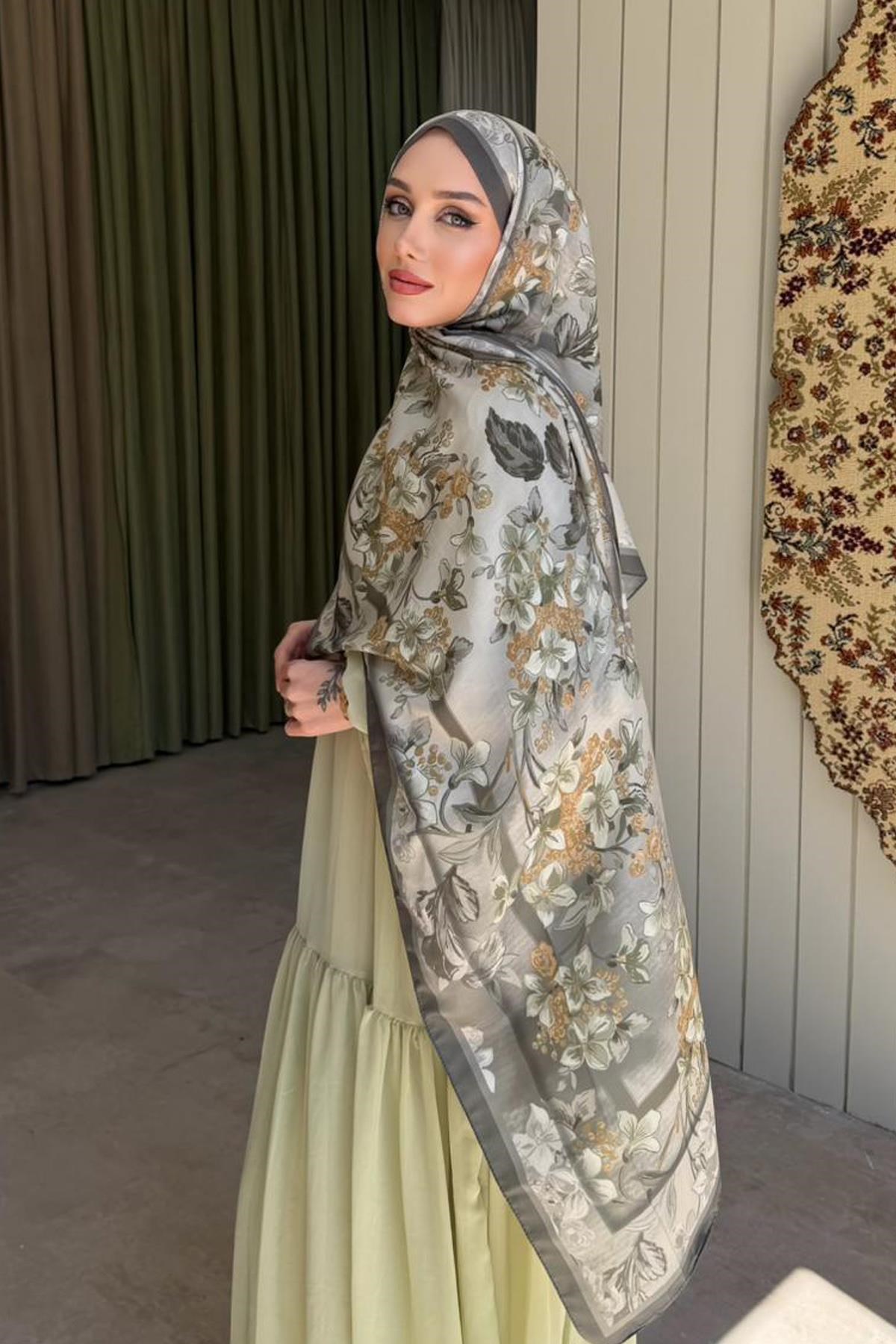 Bahar Şal Gri