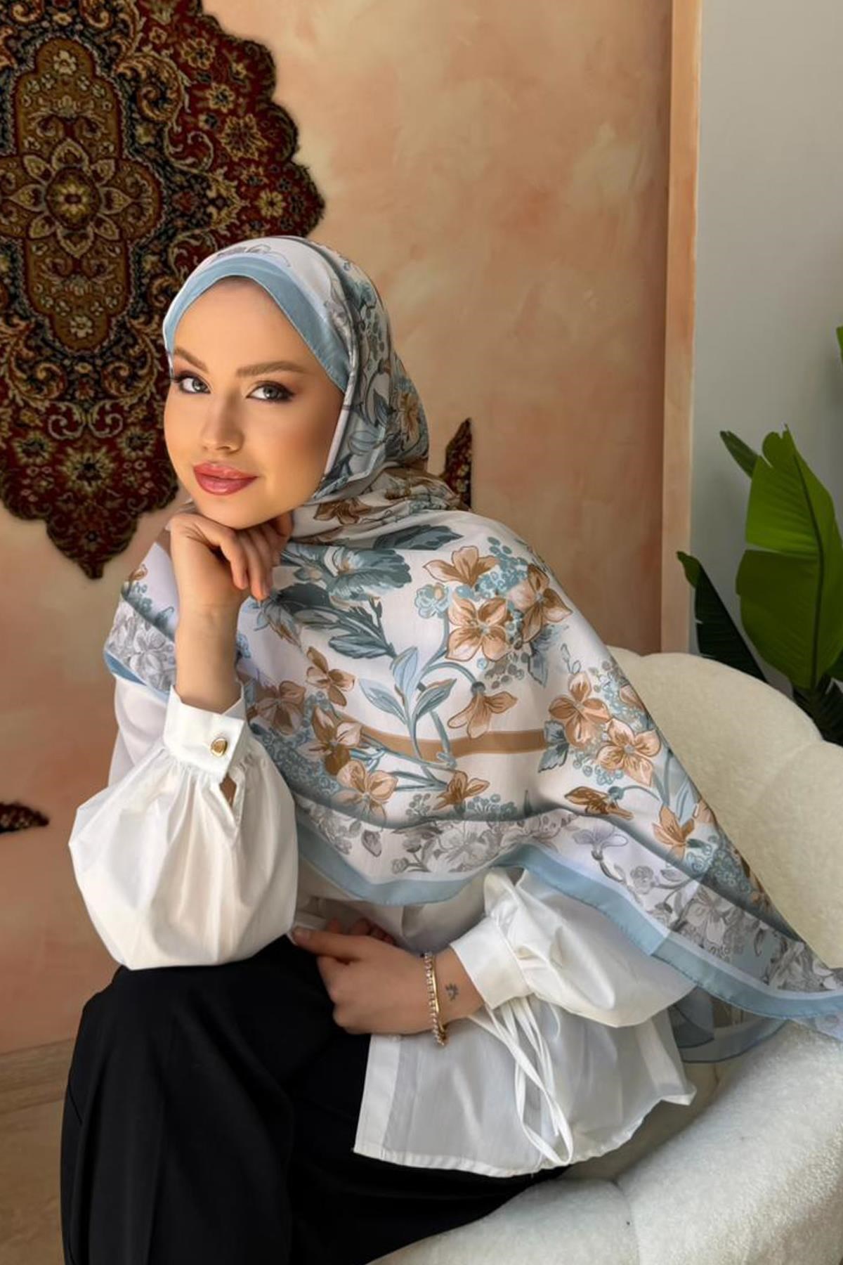 Bahar Şal Su Yeşil