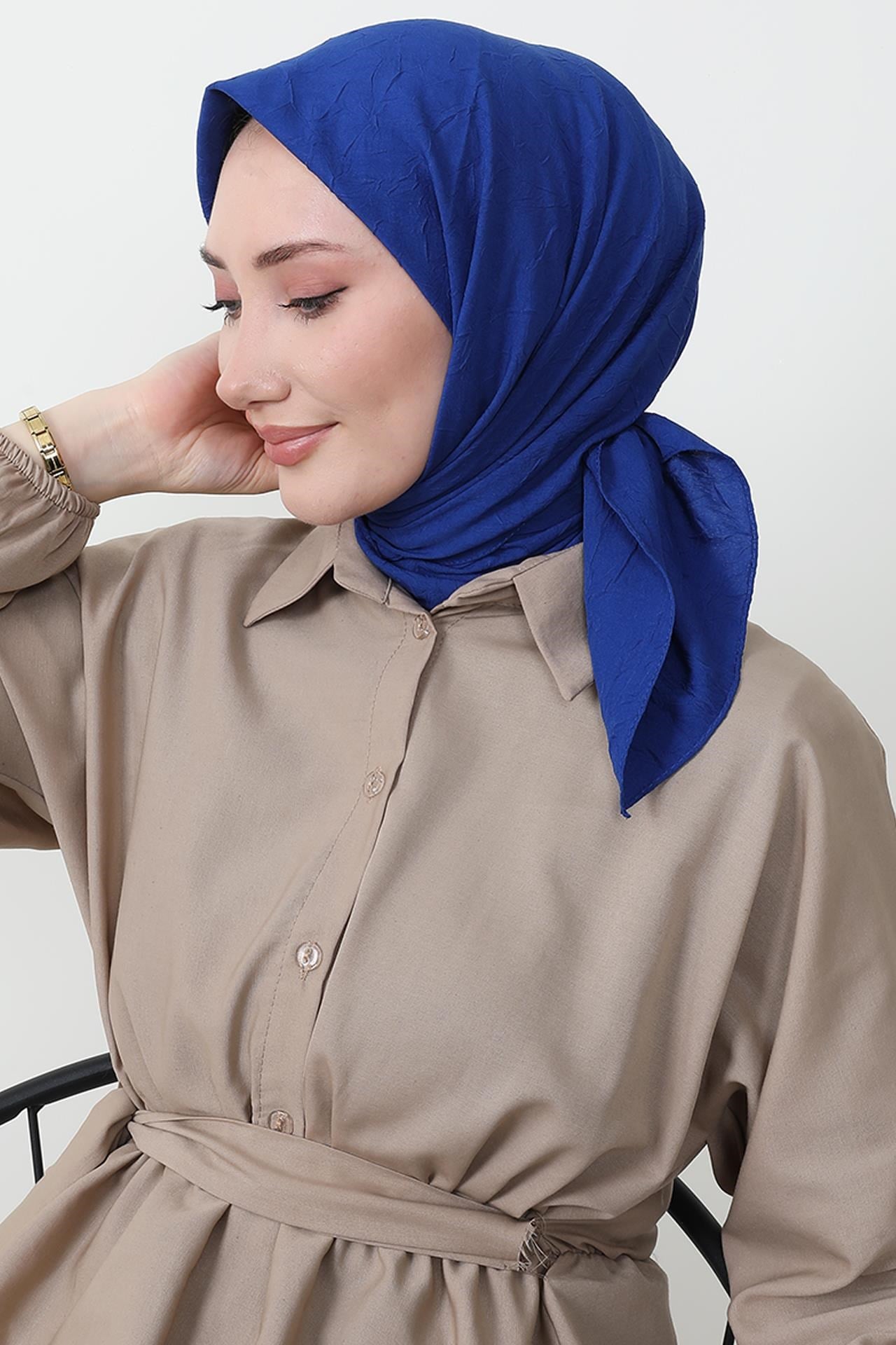 Bambu Eşarp Saks