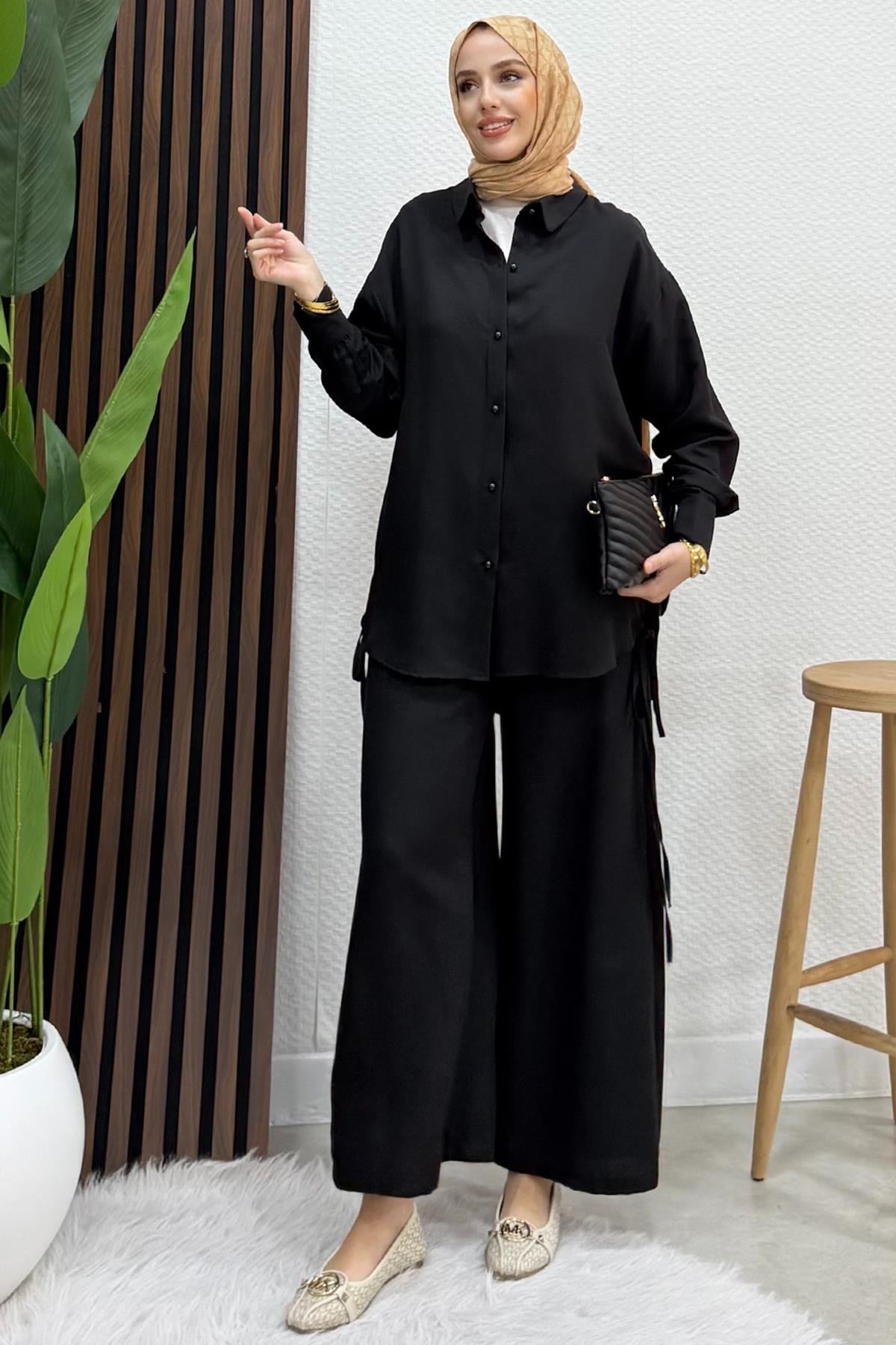 Begonya İkili Takım Siyah