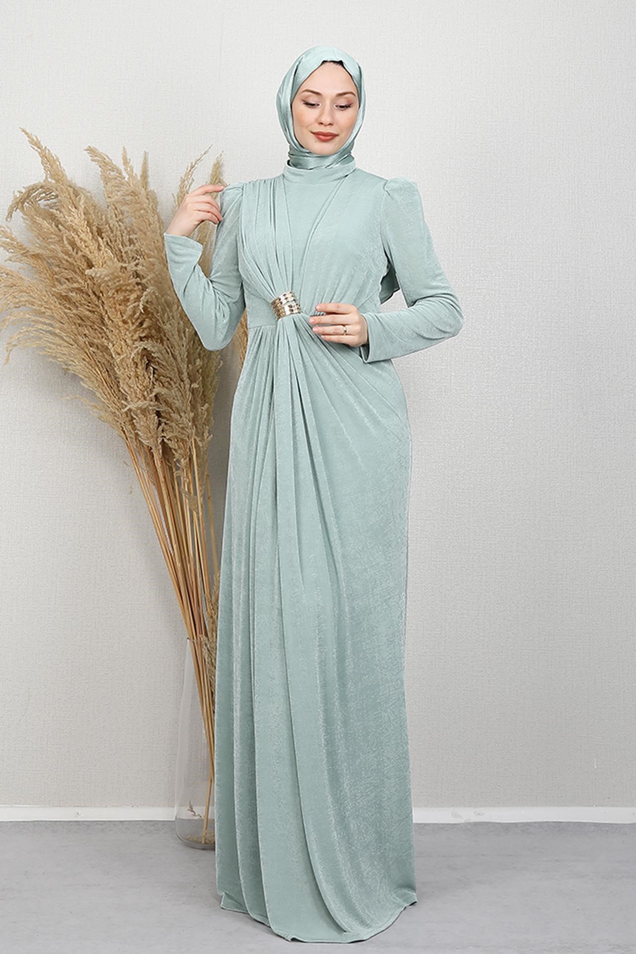 Berrak Buzy Abiye Mint