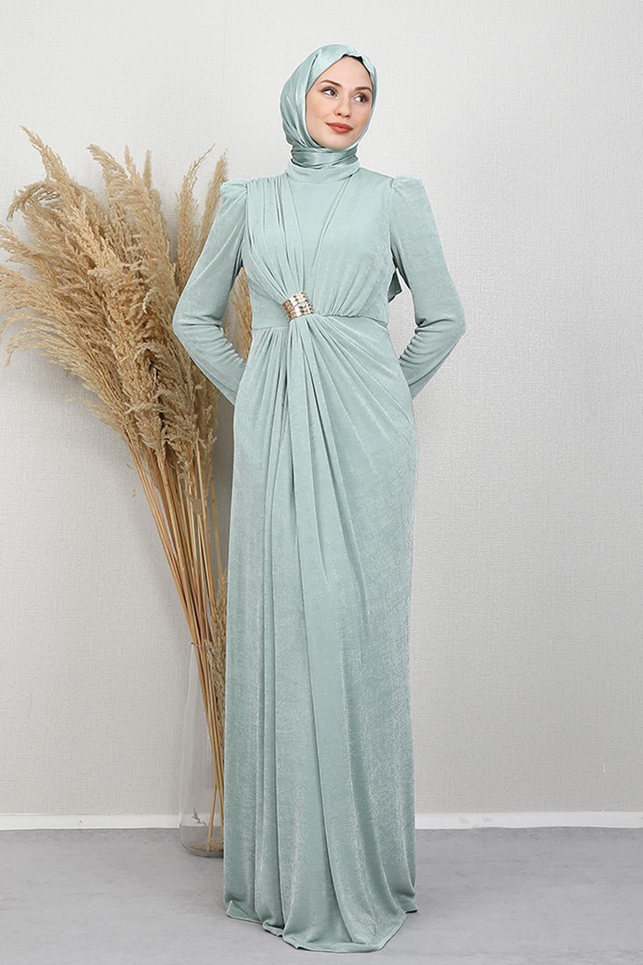 Berrak Buzy Abiye Mint
