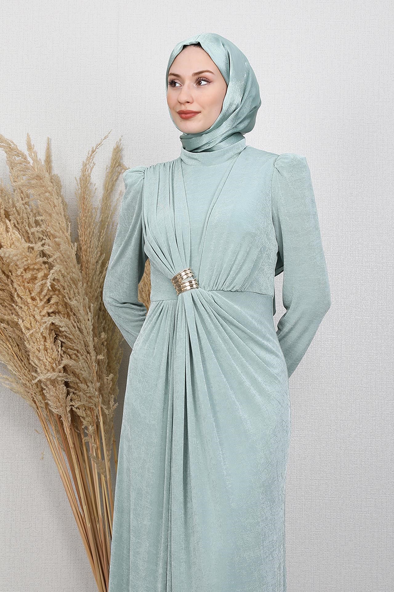 Berrak Buzy Abiye Mint