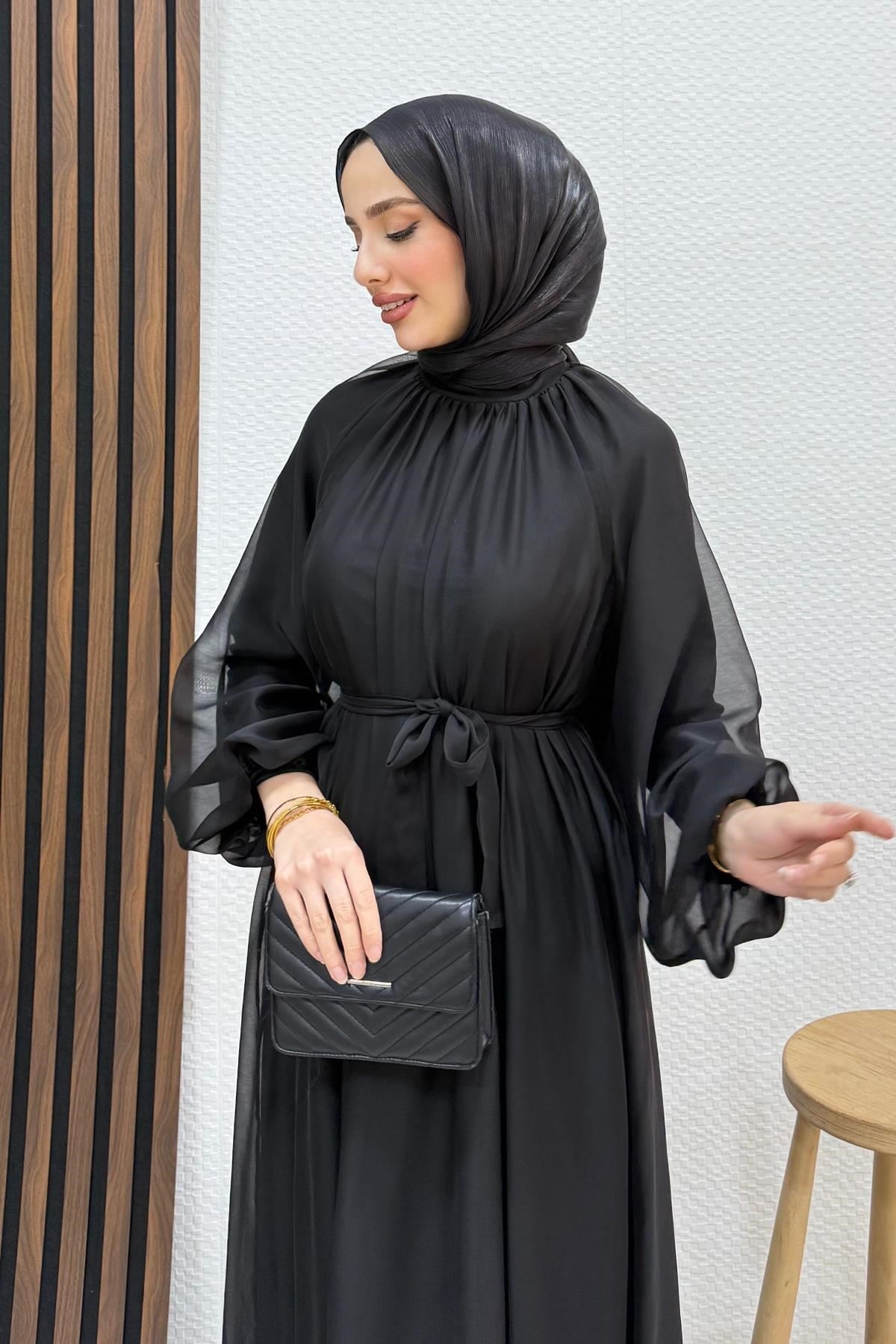 Bery Janjan Elbise Siyah