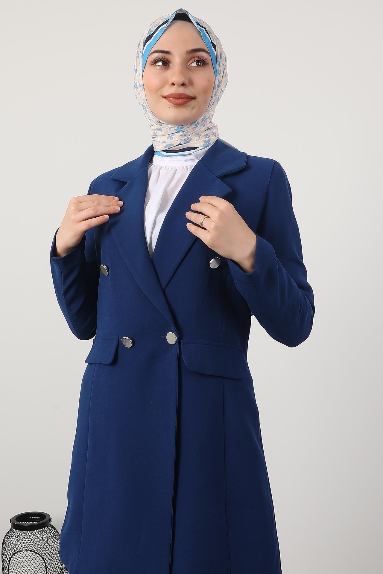 Blazer Ceket Takım Koyu Mavi