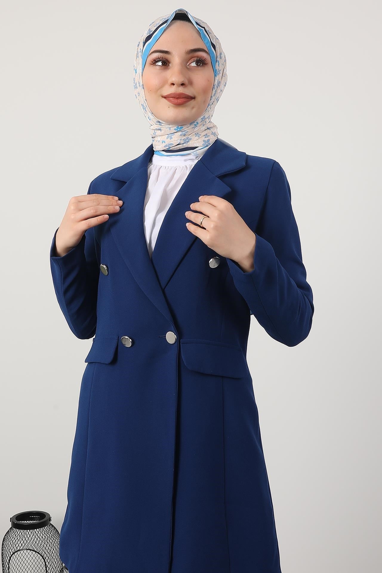 Blazer Ceket Takım Koyu Mavi