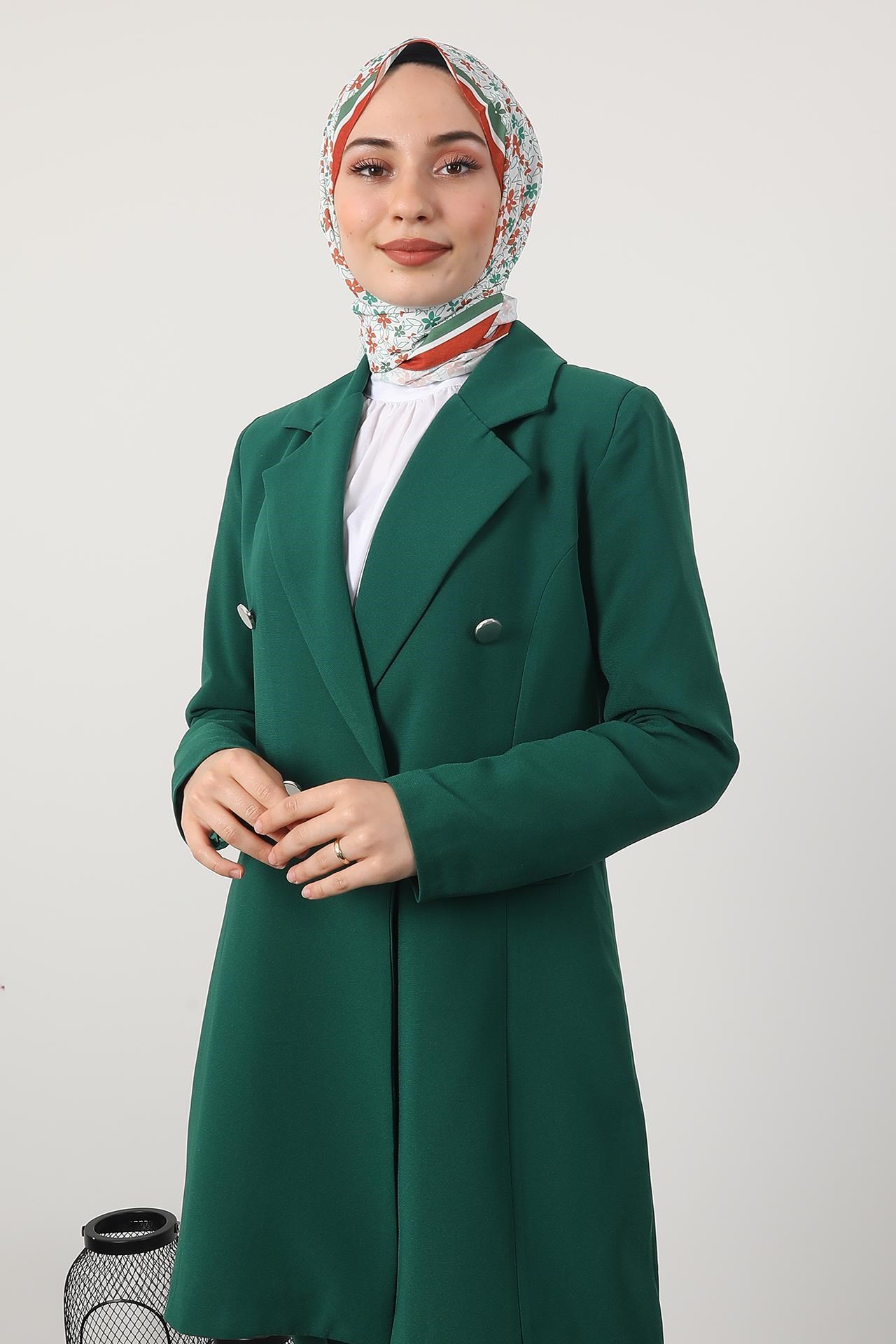 Blazer Ceket Takım Yeşil