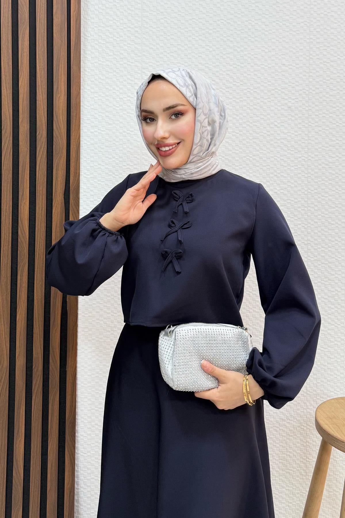 Bukre Krep Takım Lacivert