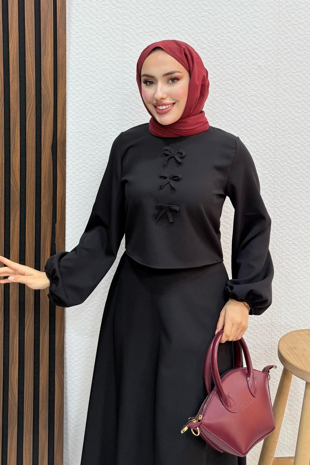 Bukre Krep Takım Siyah