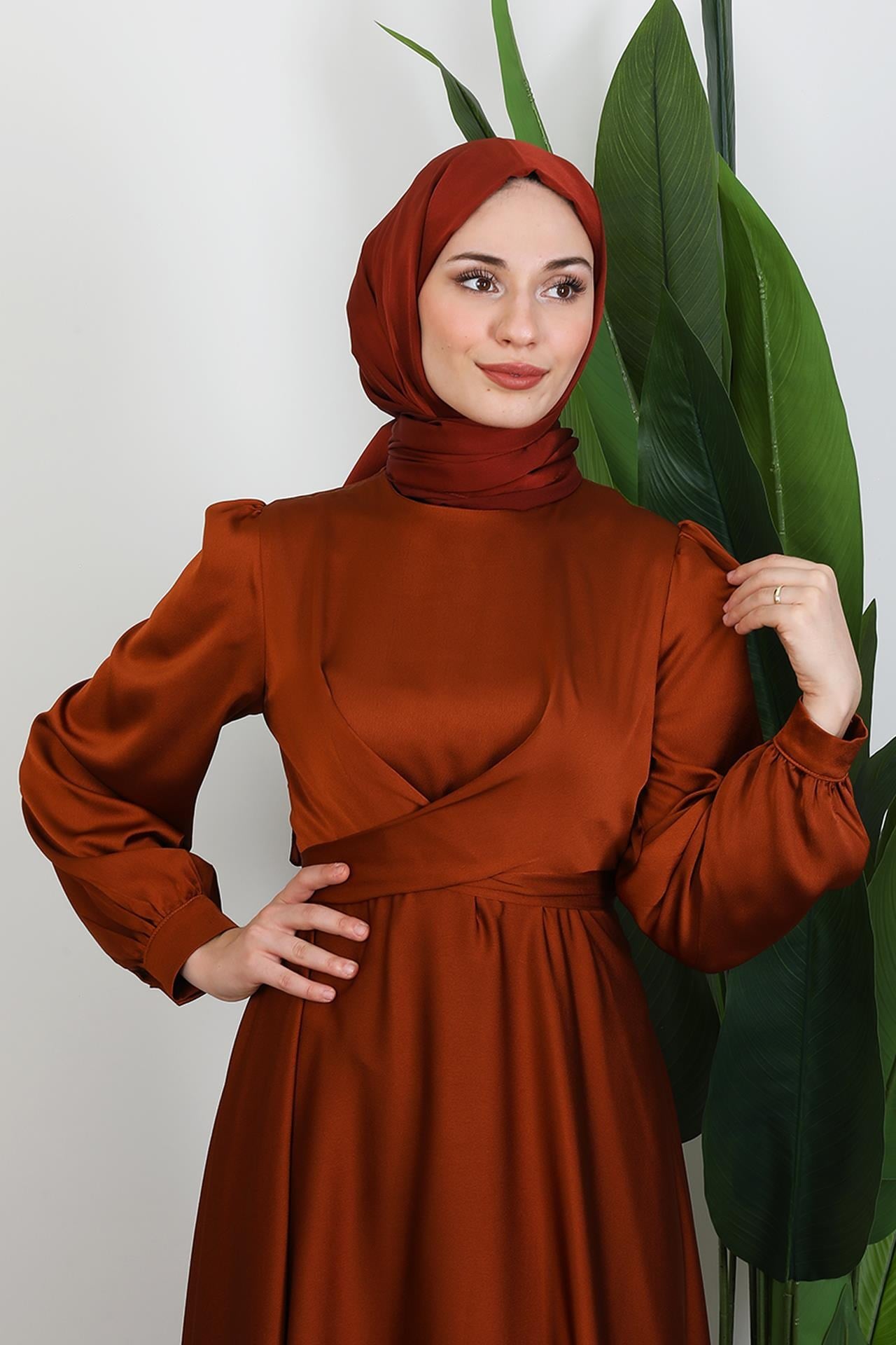Çapraz Kuşaklı Abiye Bakır