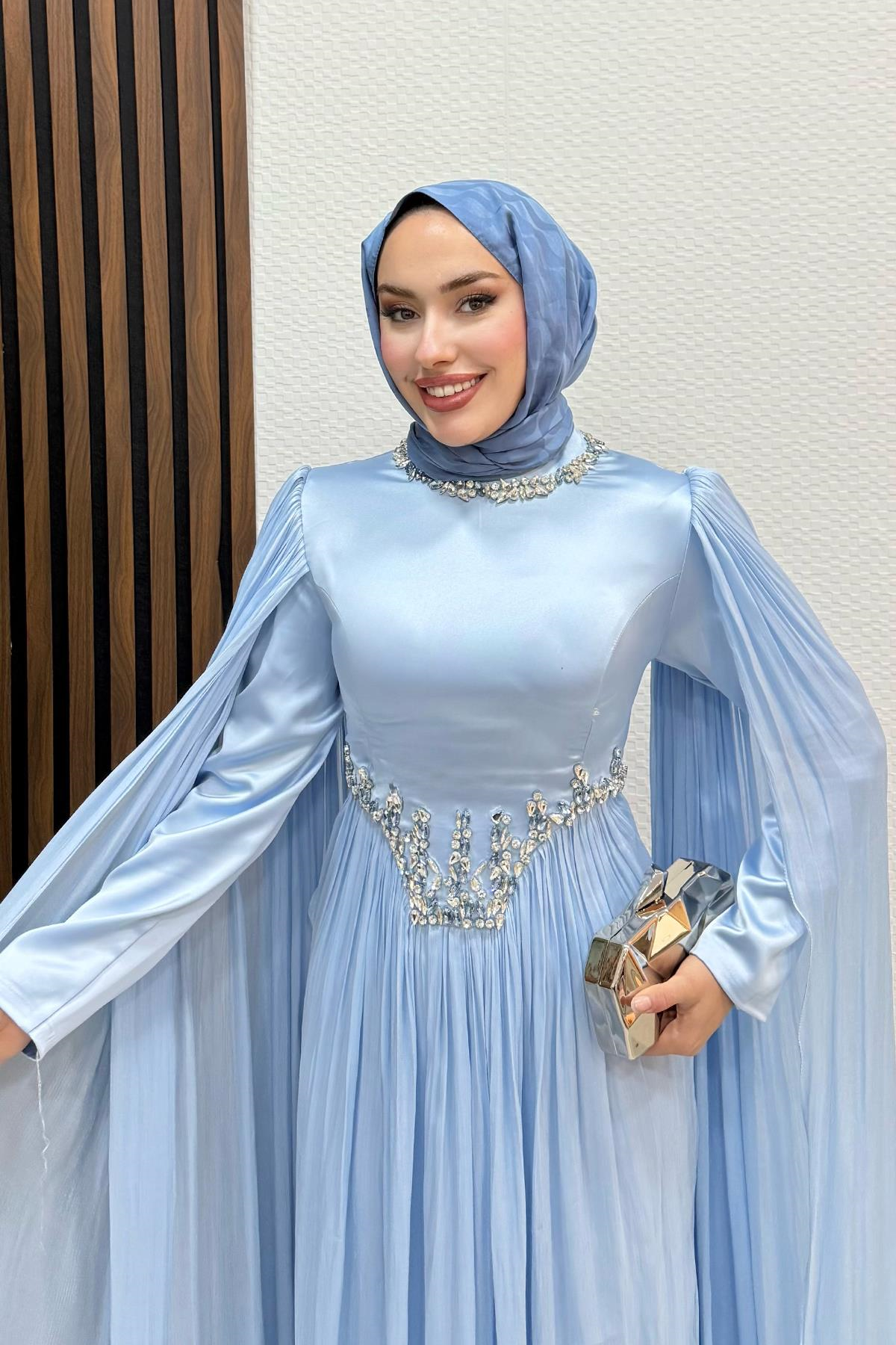 Dila Yoryo Abiye Bebe Mavi