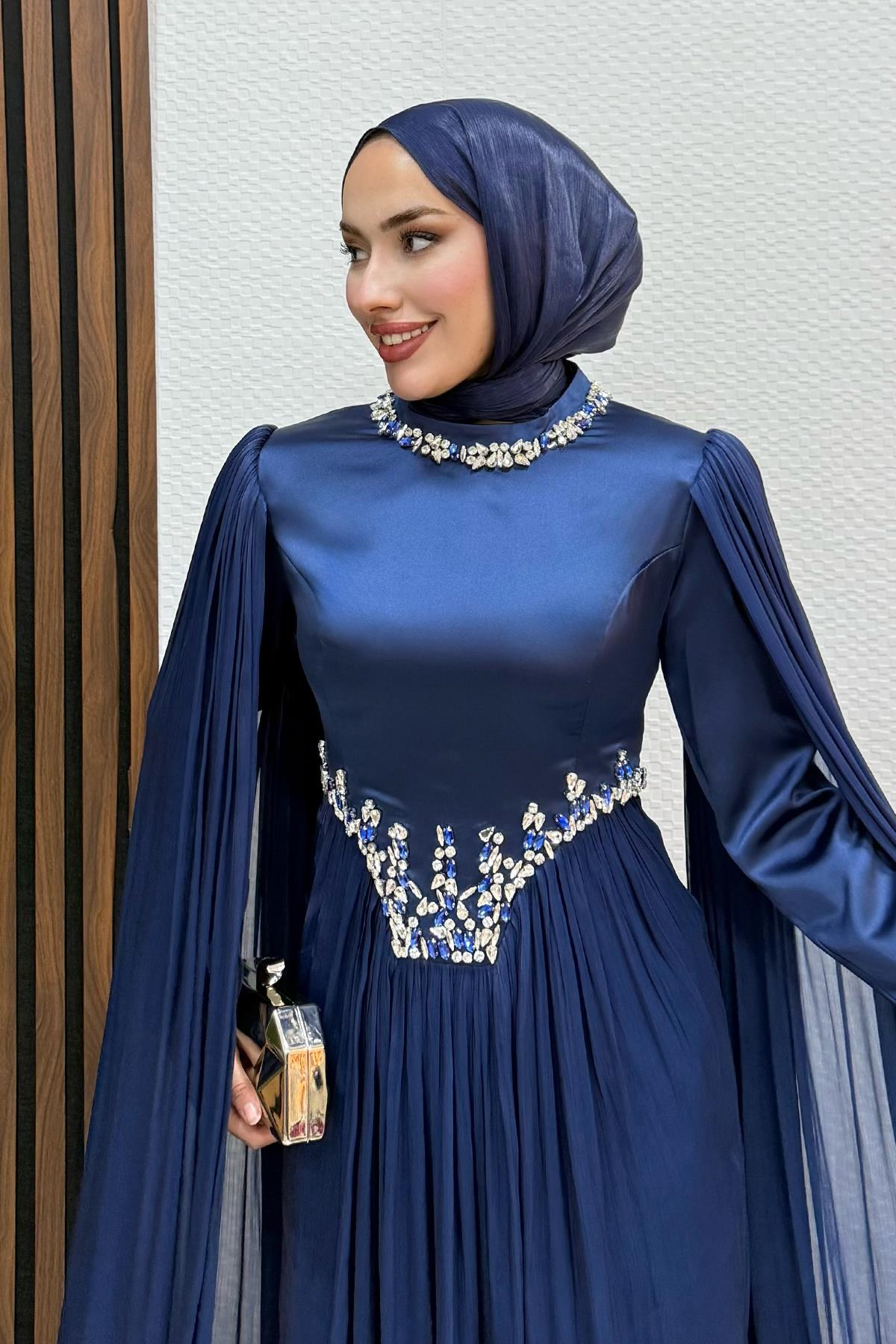Dila Yoryo Abiye Lacivert