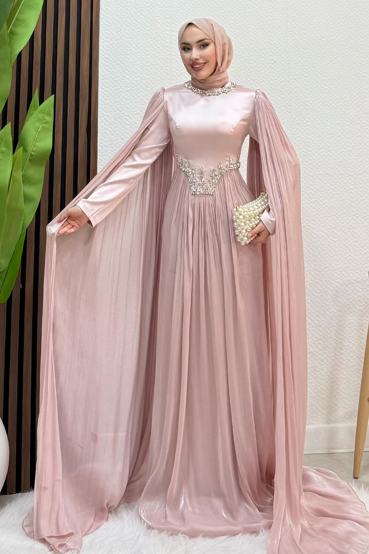 Dila Yoryo Abiye Soft Pembe