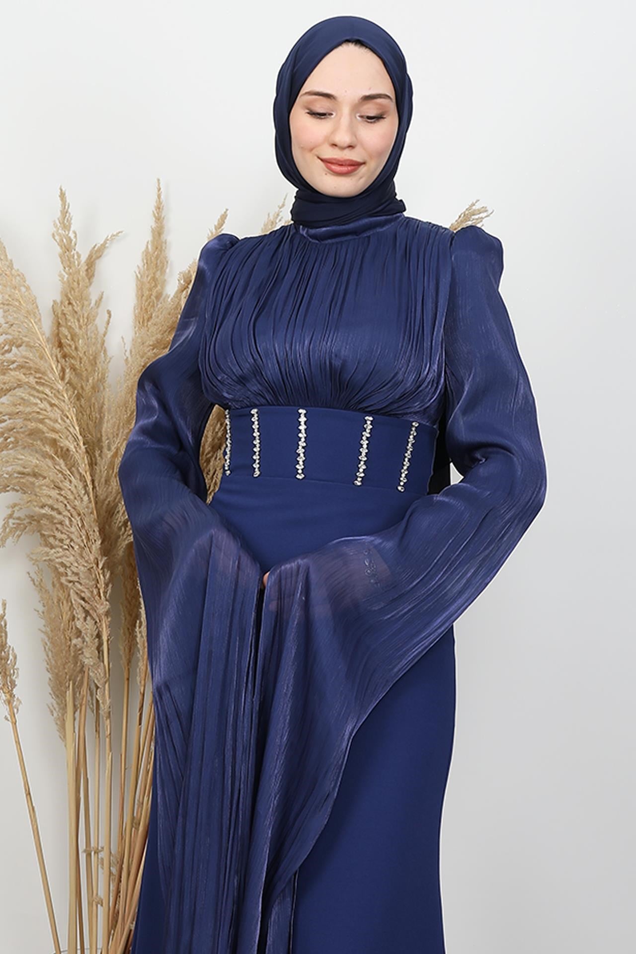 Dora Krep Abiye Lacivert
