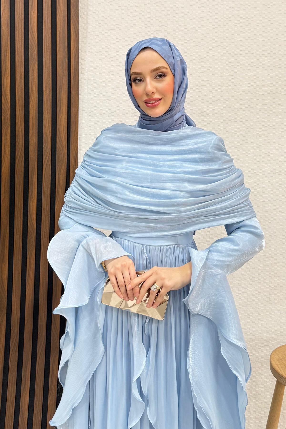 Ebru Yoryo Abiye Bebe Mavi