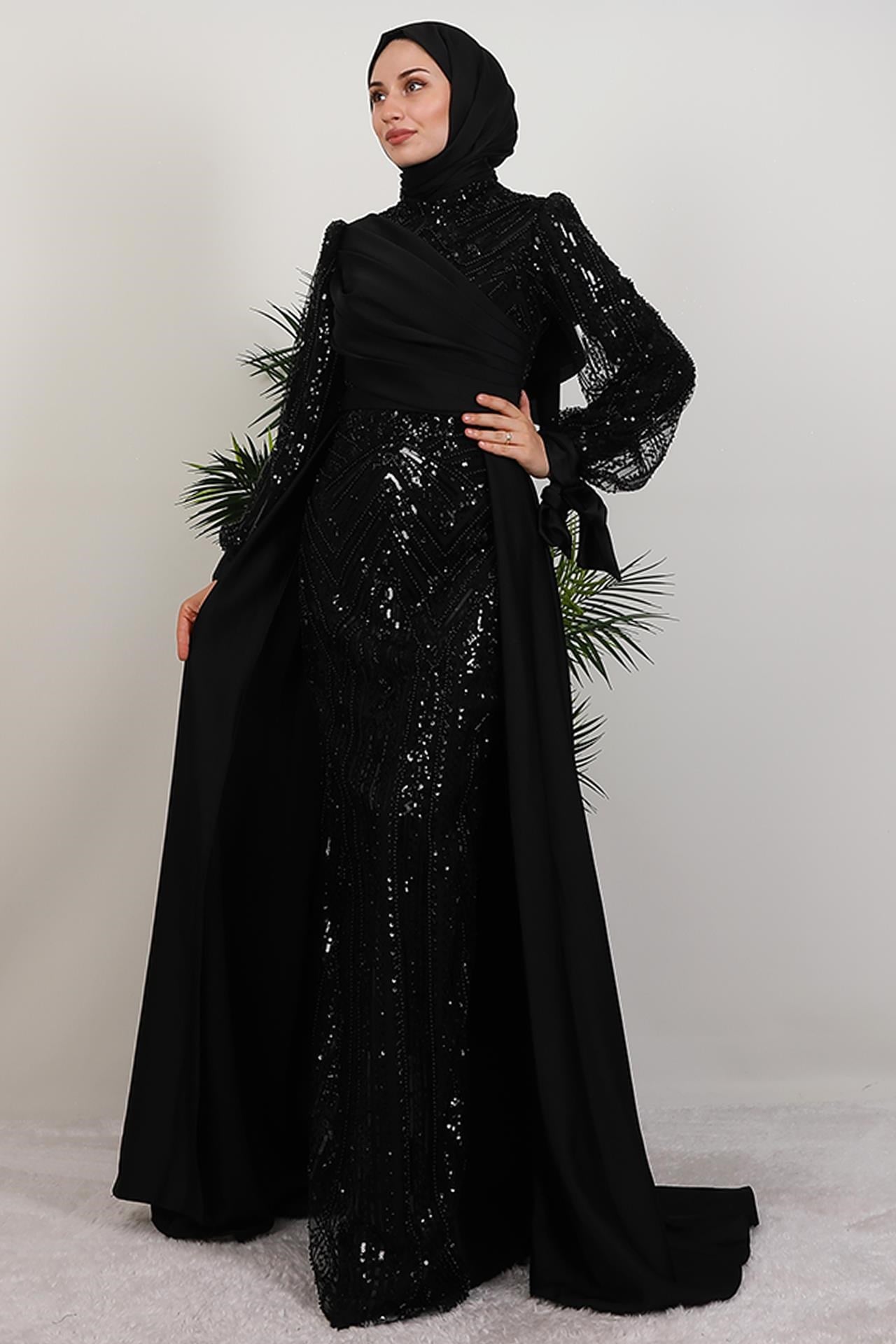 Eflin İşleme Abiye Siyah