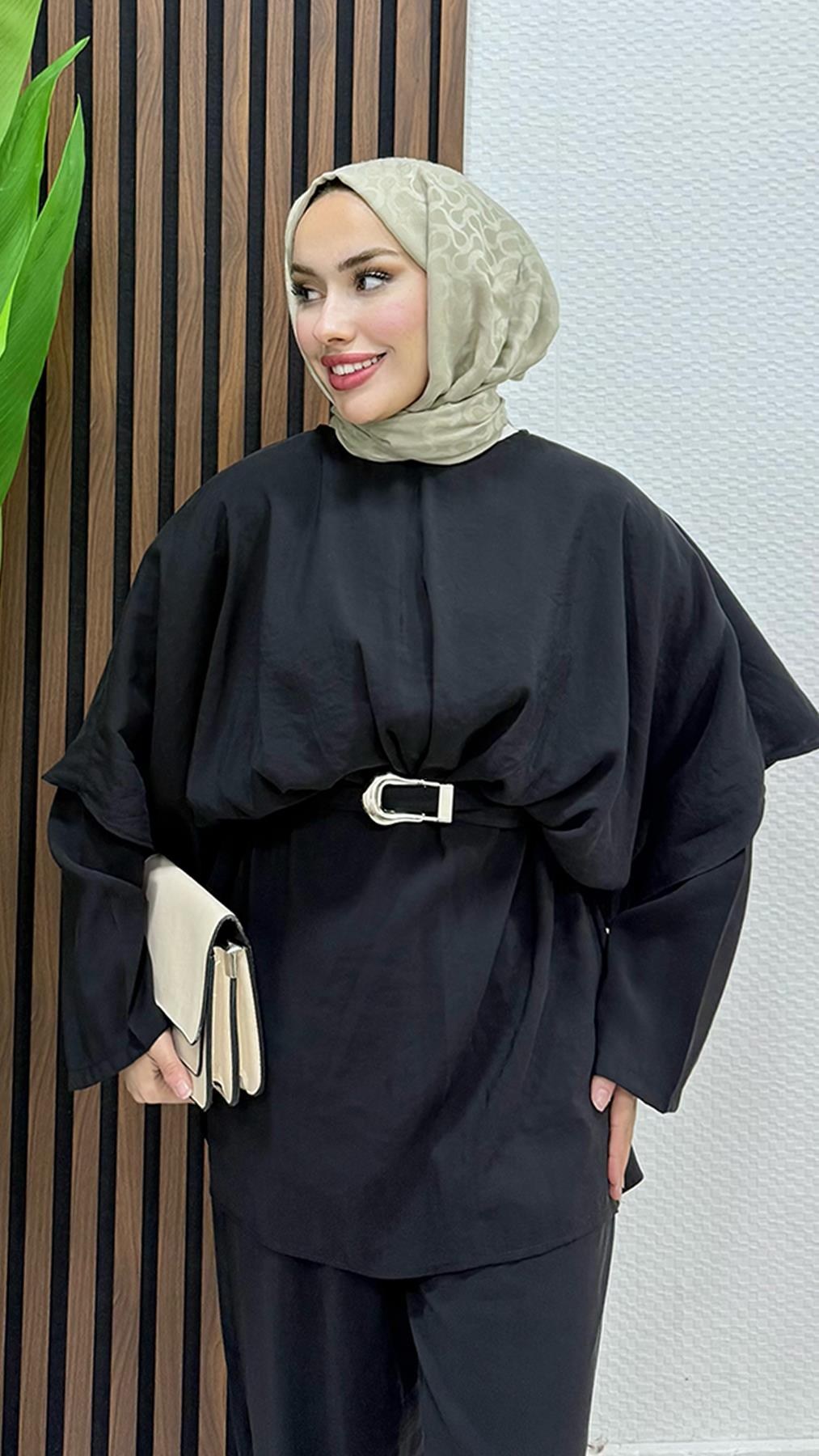 Emily Yarasa Kol Takım Siyah