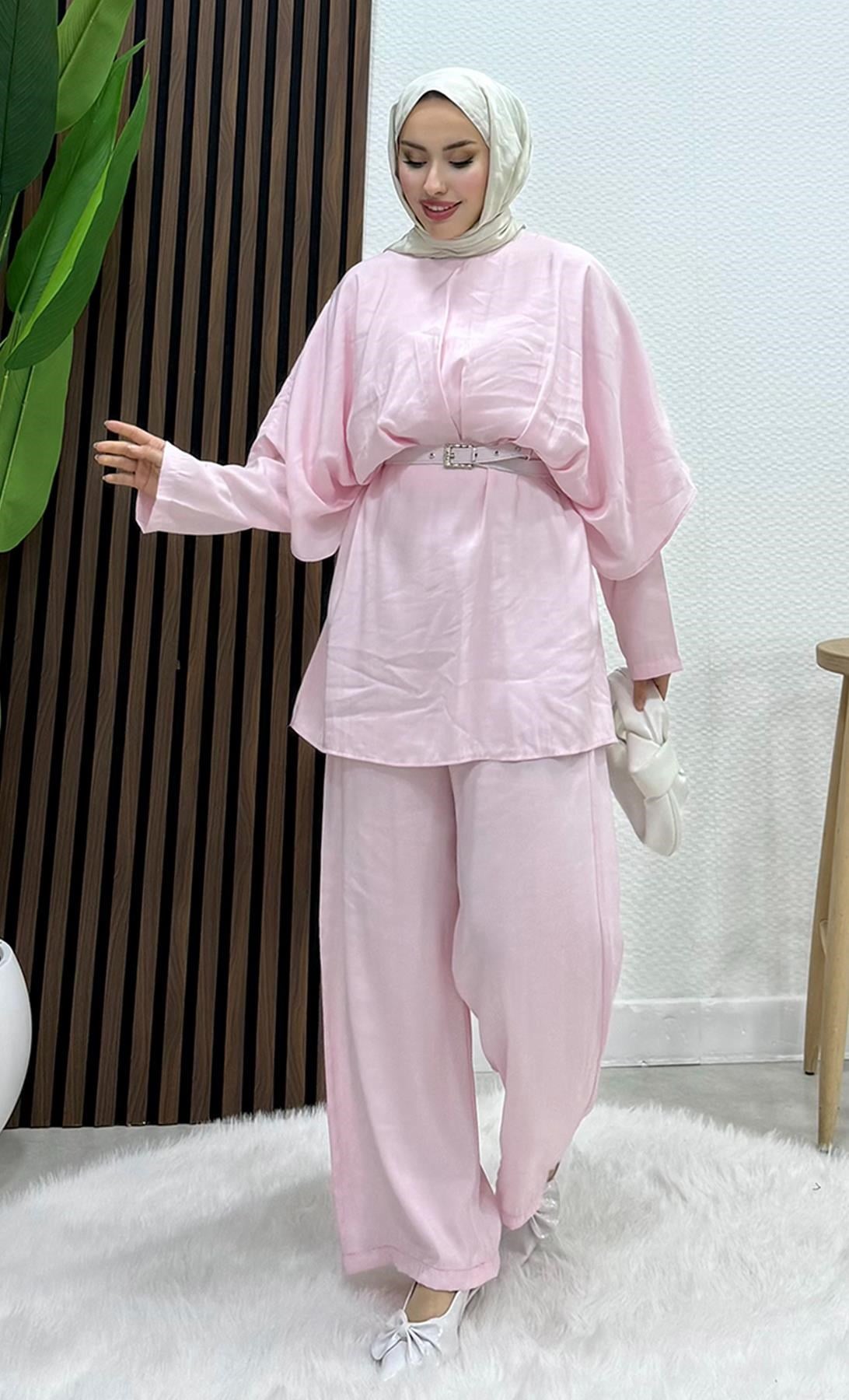 Emily Yarasa Kol Takım Soft Pembe