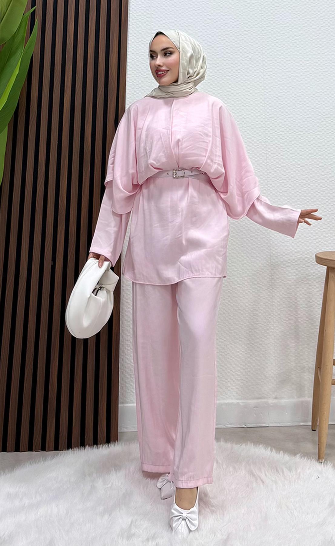 Emily Yarasa Kol Takım Soft Pembe