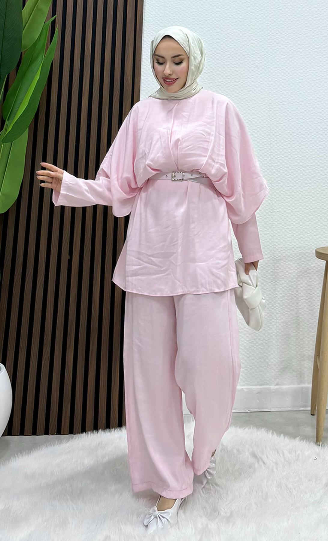 Emily Yarasa Kol Takım Soft Pembe