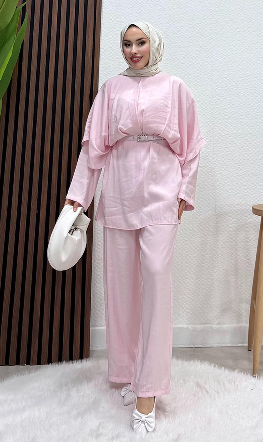 Emily Yarasa Kol Takım Soft Pembe