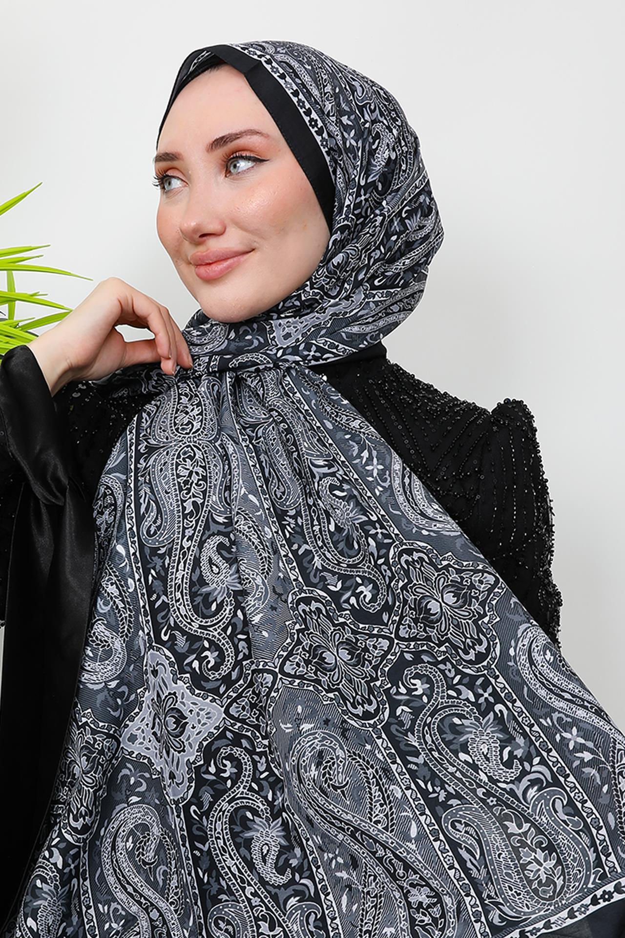 Etnik Soft Şal Siyah