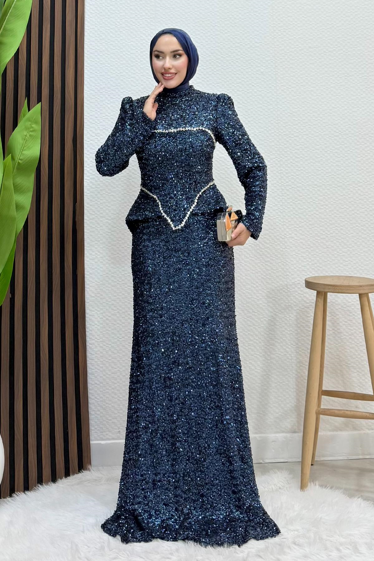 Florence Parla Abiye Lacivert