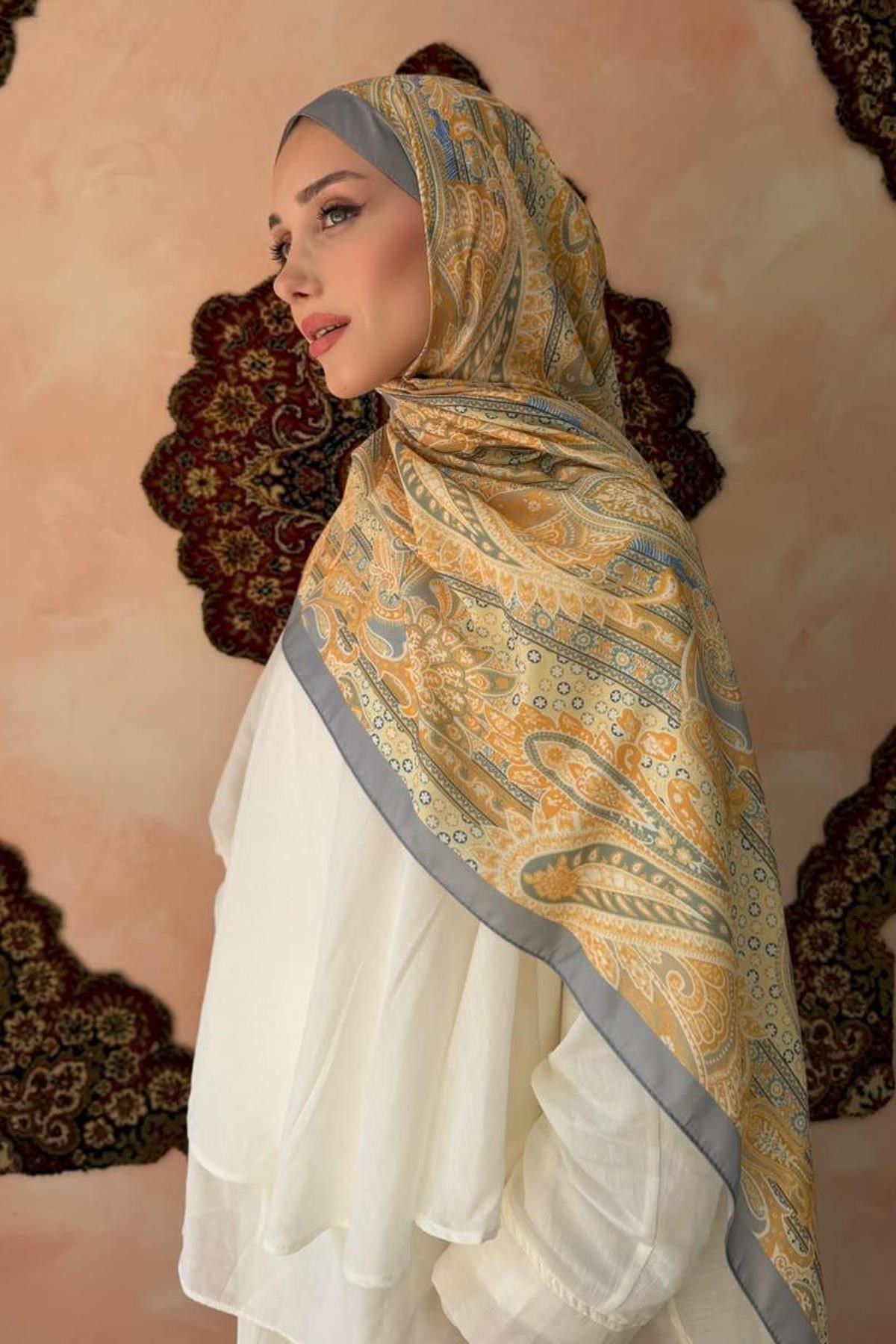 Henna Şal Sarı