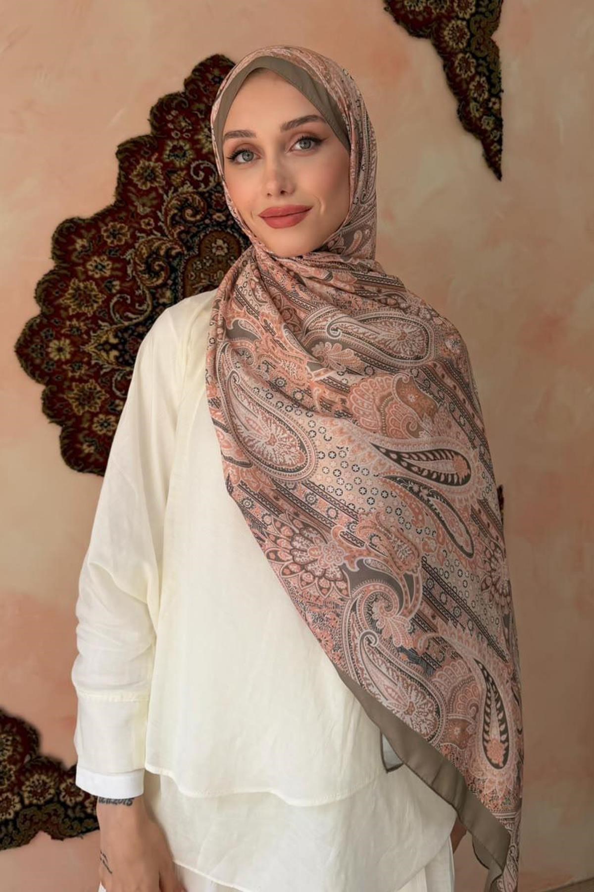 Henna Şal Soft Turuncu