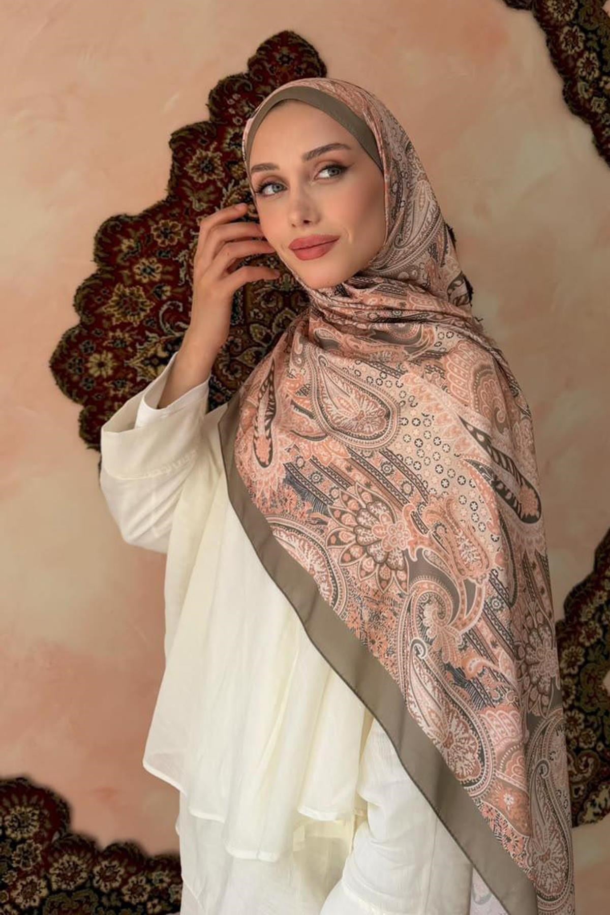 Henna Şal Soft Turuncu