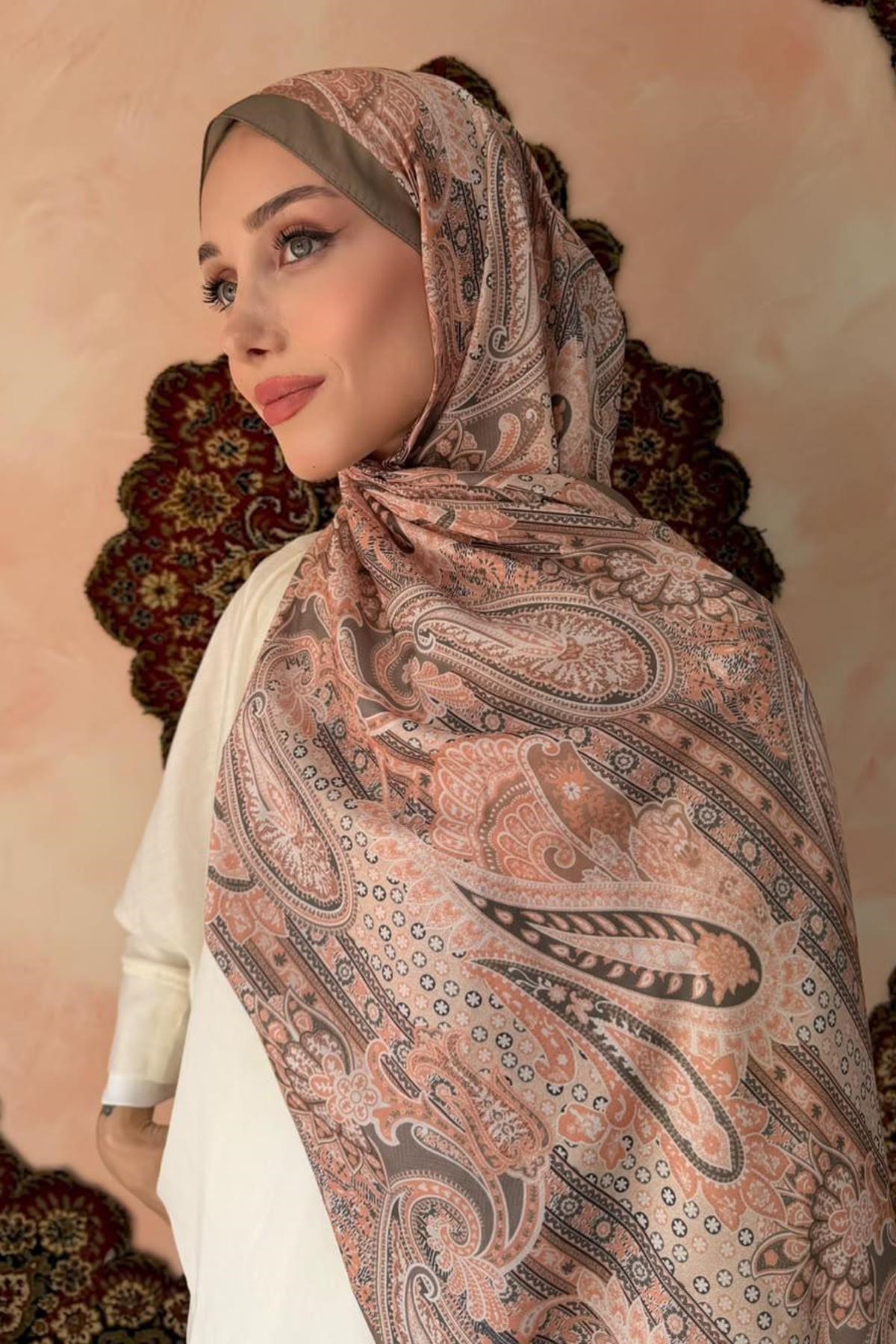 Henna Şal Soft Turuncu