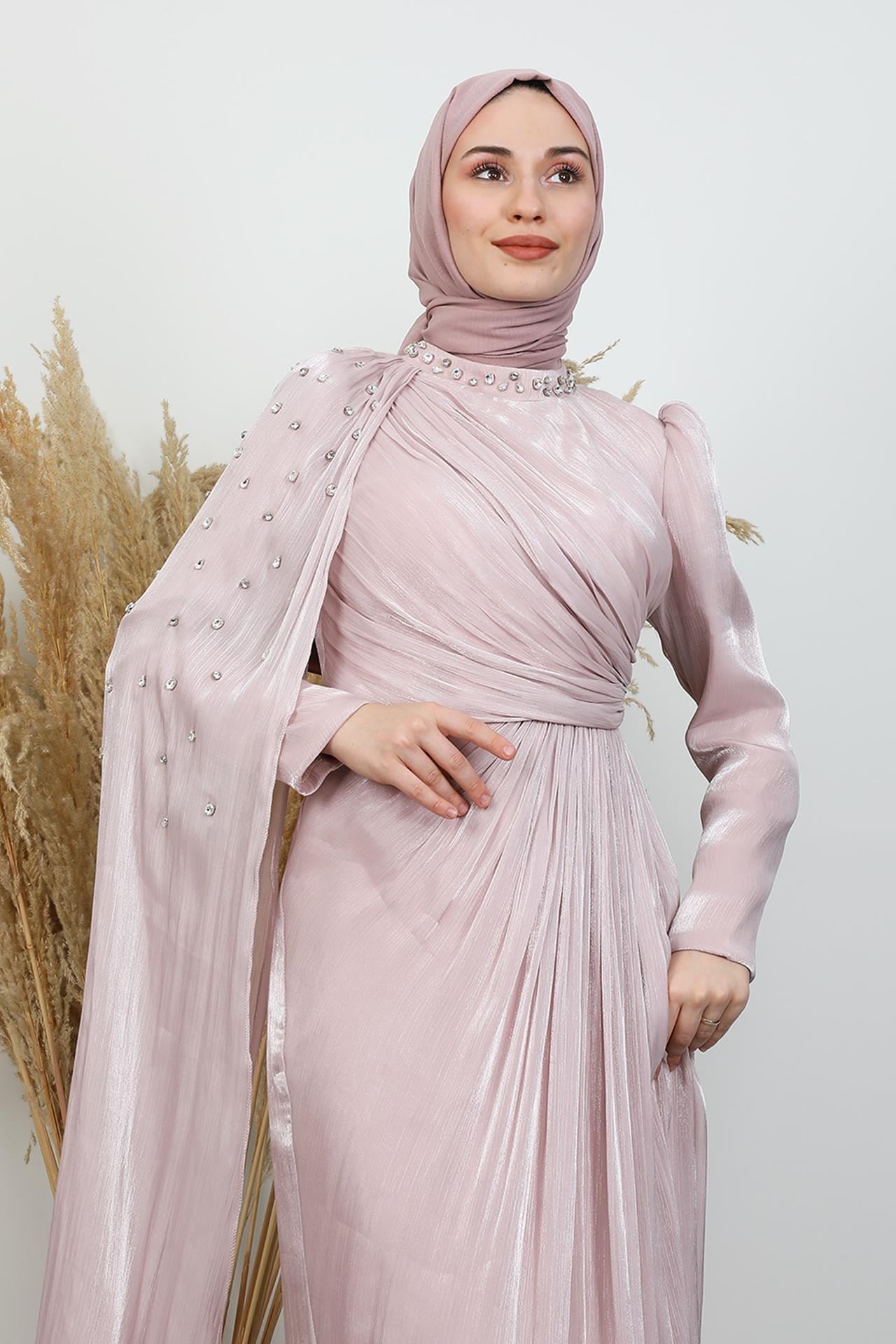 İlkin Yoryo Abiye Soft Pembe