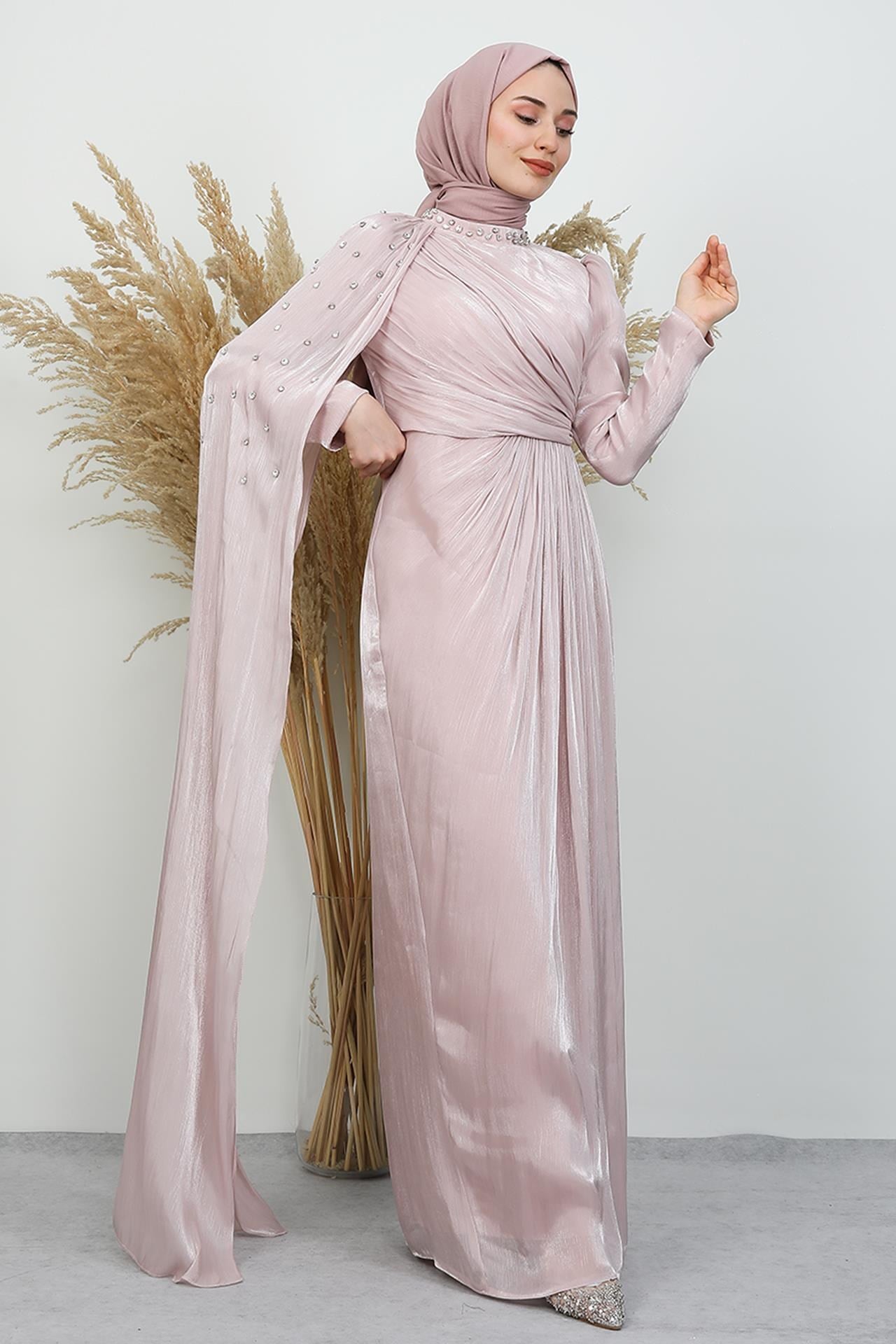 İlkin Yoryo Abiye Soft Pembe